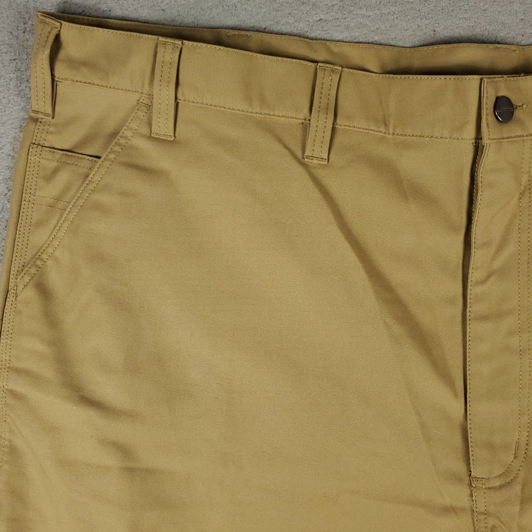 Carhartt Carhartt Relaxed Fit Canvas Shorts Mens Size 50 Beige 5-Pocket Work Bermuda Size US 34 / EU 50 - 2 Thumbnail
