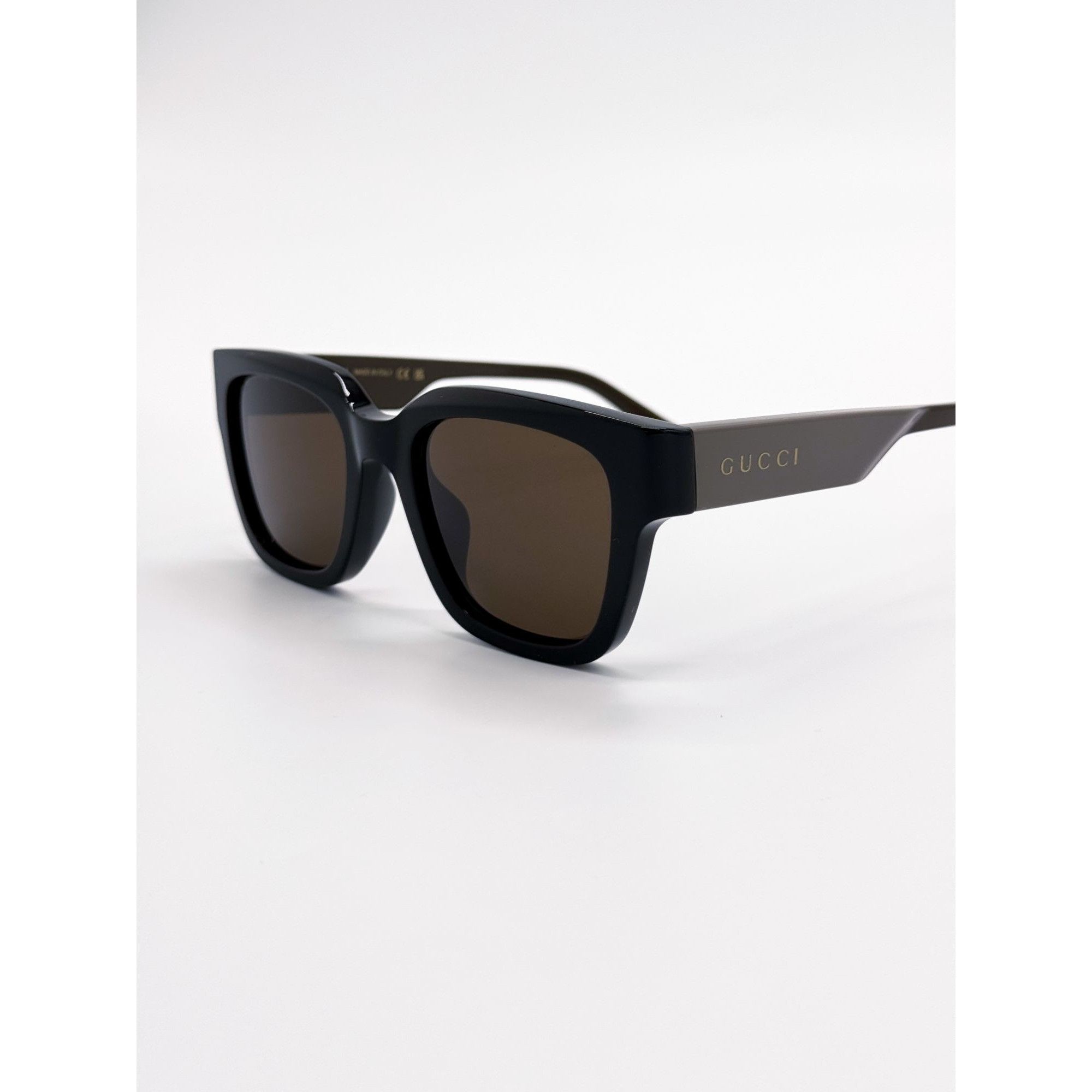 Gucci NEW GUCCI SUNGLASSES GG1670SK 004 BLACK/BROWN MEN EYEWEAR Size ONE SIZE - 6 Thumbnail