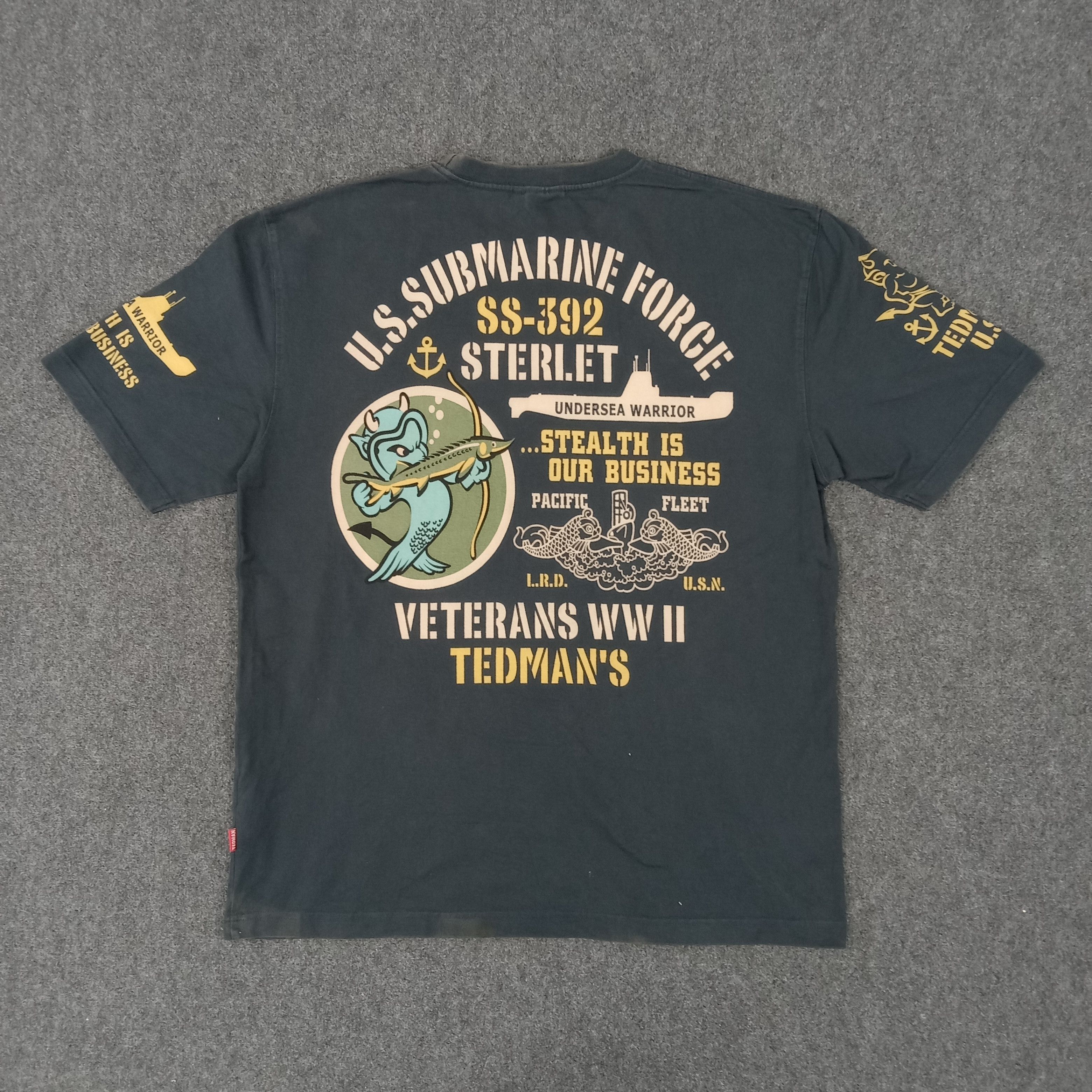 Vintage Ted Company U.S. Submarine Force Promo Tshirt Size US L / EU 52-54 / 3 - 5 Thumbnail