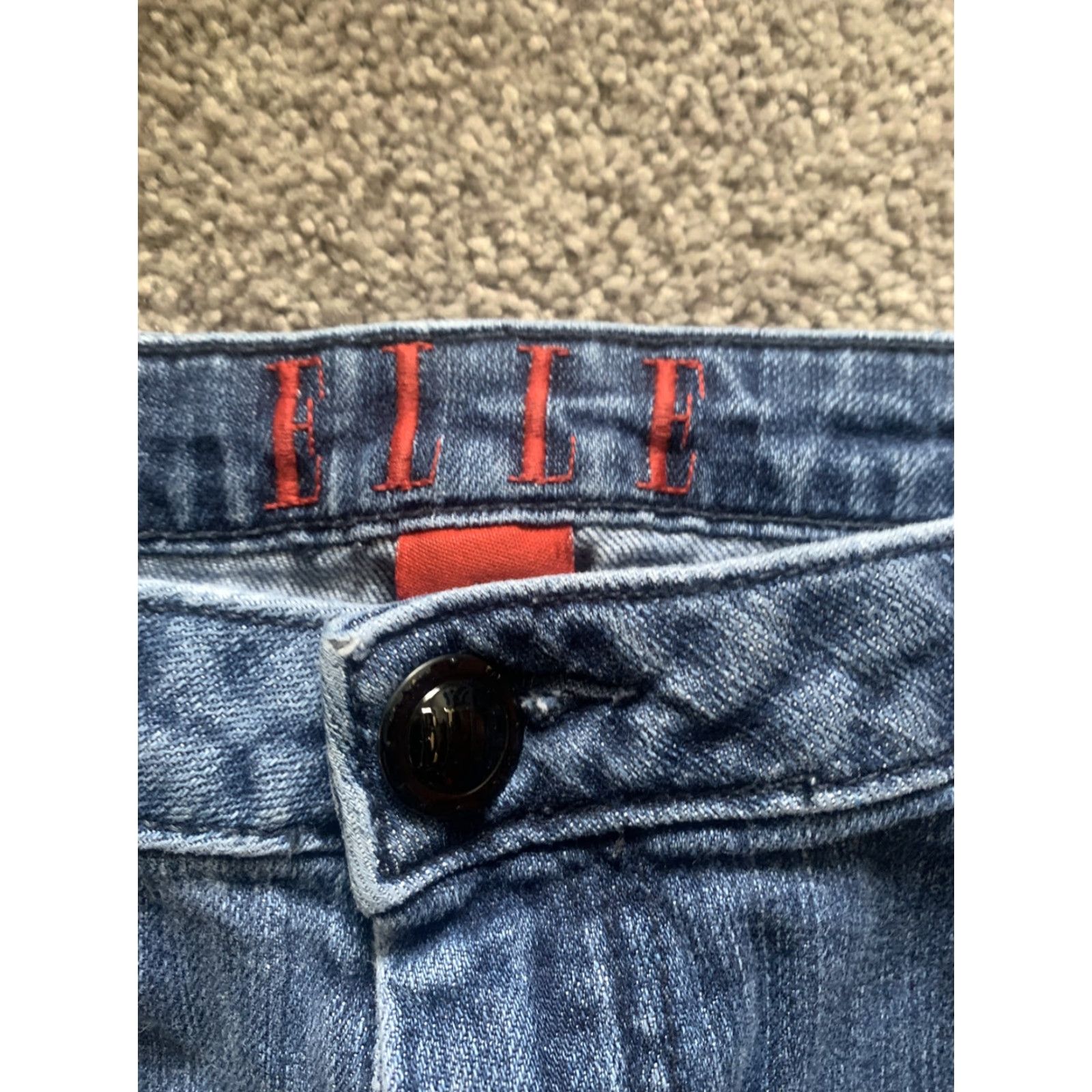 Vintage VINTAGE ELLE Womens Stretch Denim Boot Cut Jeans Size 14 Blue Denim Bootcut 31 Inseam Womens 14 Stretch Jeans Size 36" / US 14 / IT 50 - 2 Thumbnail