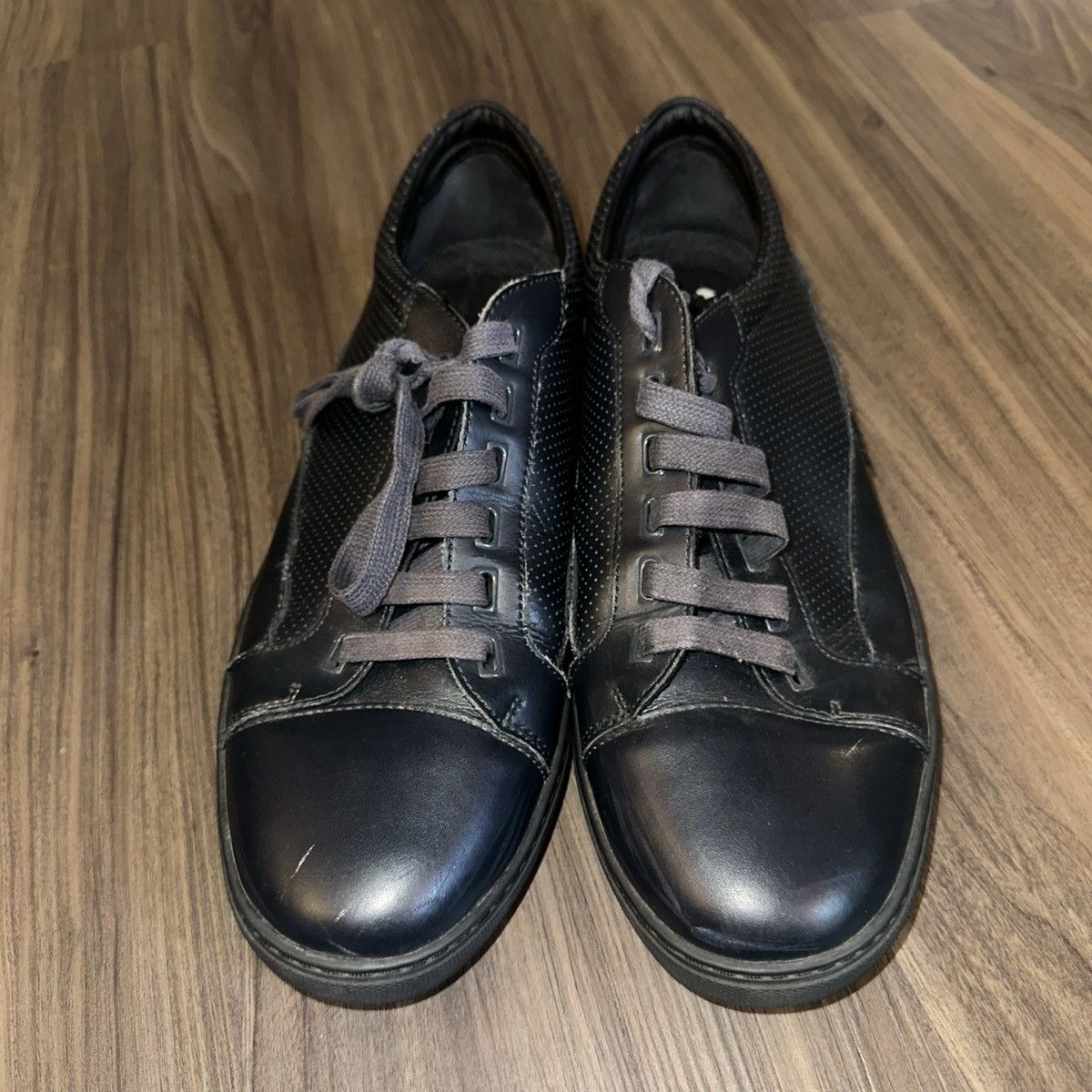 Armani Armani Jeans Navy Casual Shoes Size 10 - Designer shoes Size US 10 / EU 43 - 2 Thumbnail