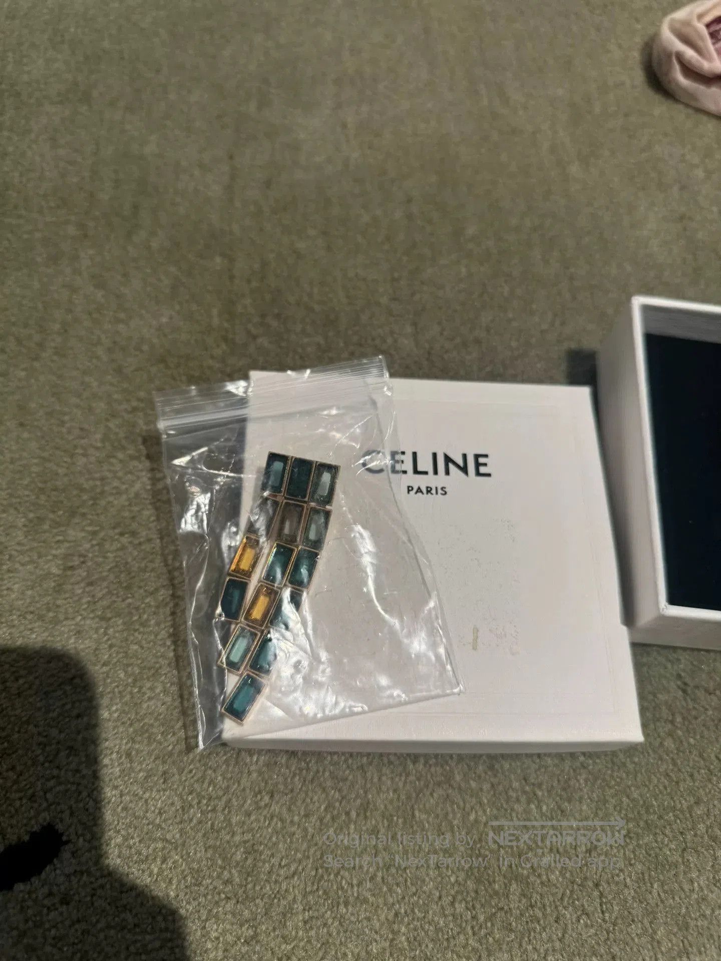 Celine rare celine crystal tassel earrings. Size ONE SIZE - 5 Thumbnail