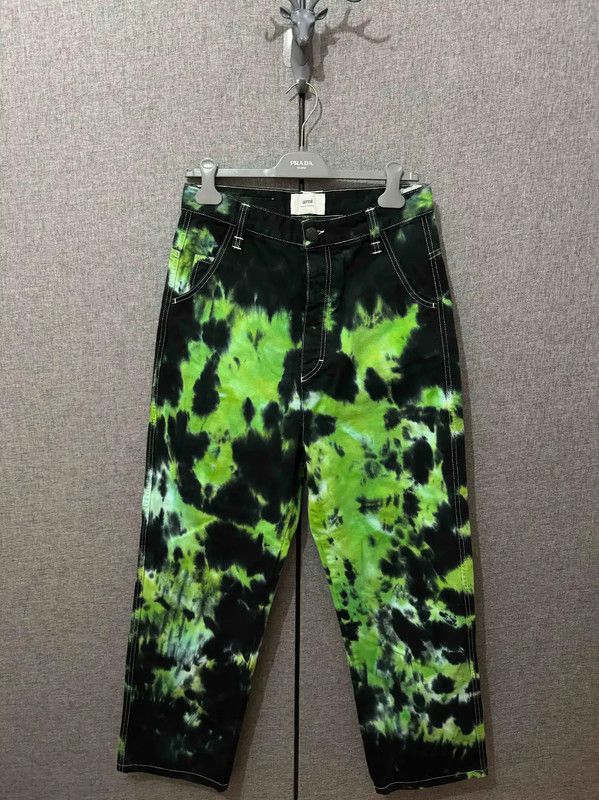 AMI AMI Colorful Cotton Gradient Print Casual Pants 0089 Size US 30 / EU 46 - 1 Thumbnail