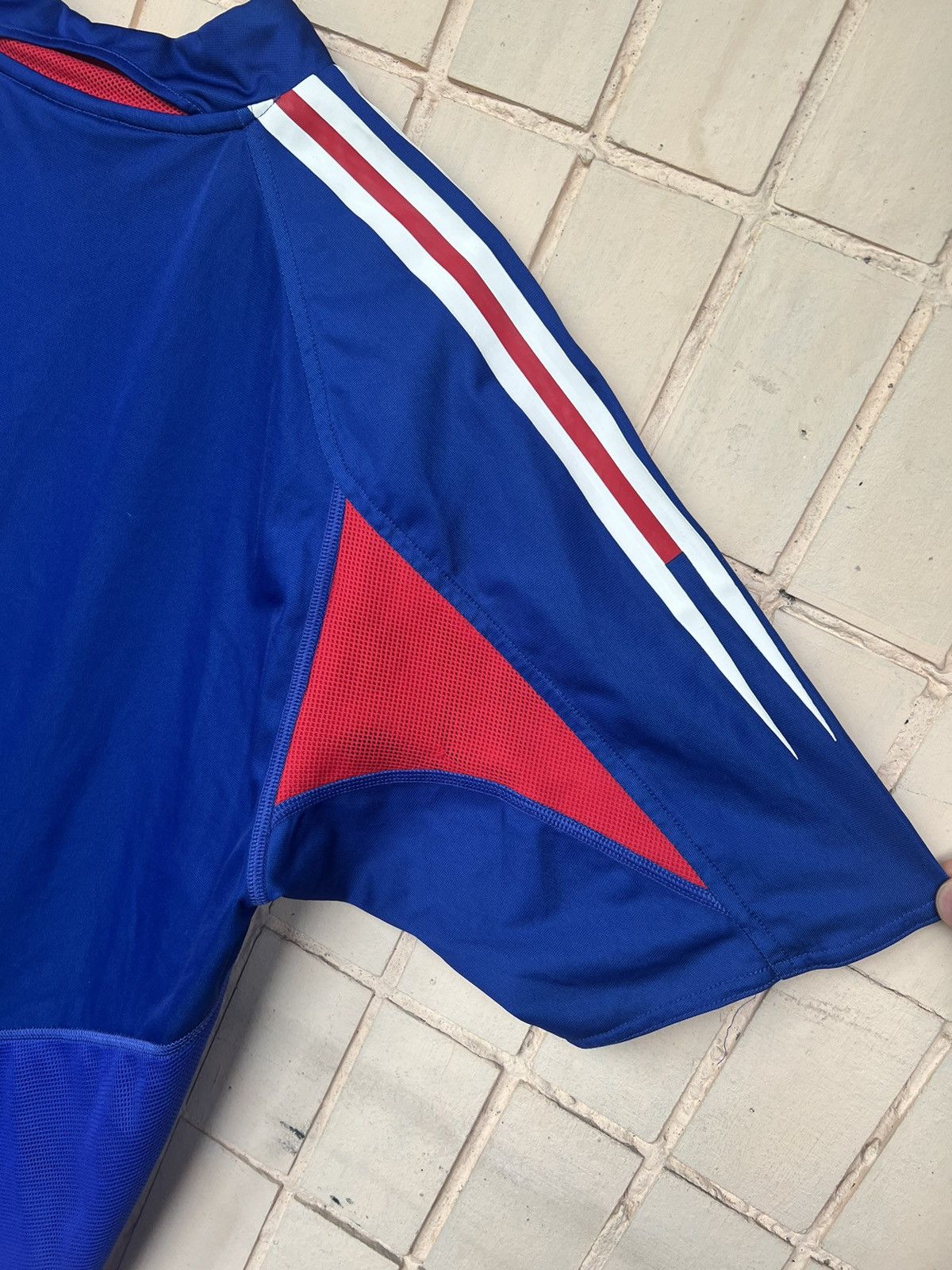 Adidas Vintage Adidas 2003 F.F.F French National Soccer Jersey Size US M / EU 48-50 / 2 - 17 Thumbnail