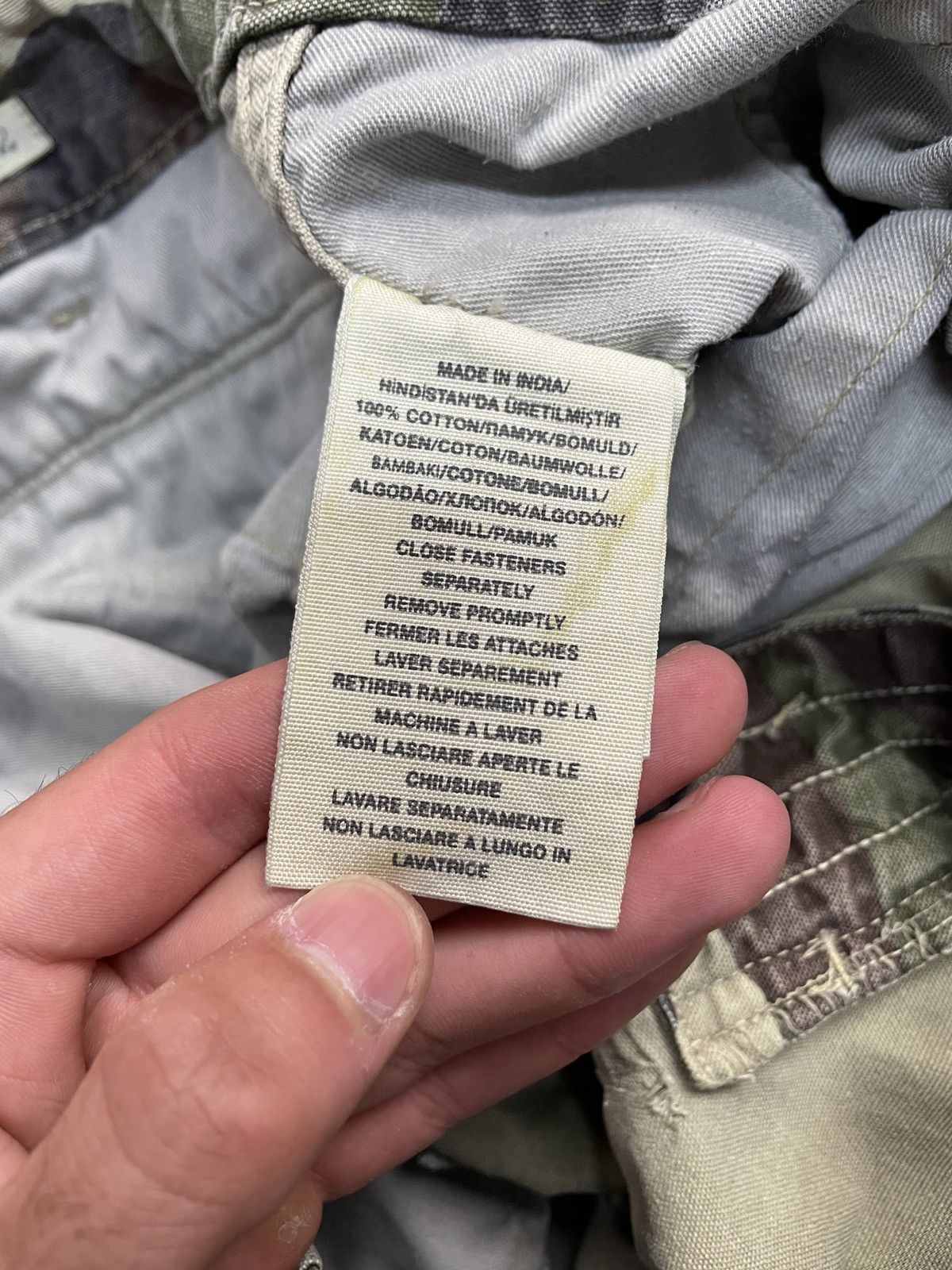 Denim & Supply Ralph Lauren Vintage Polo Ralph Lauren Camo Cargo Pants Y2K Military Size US 32 / EU 48 - 16 Thumbnail