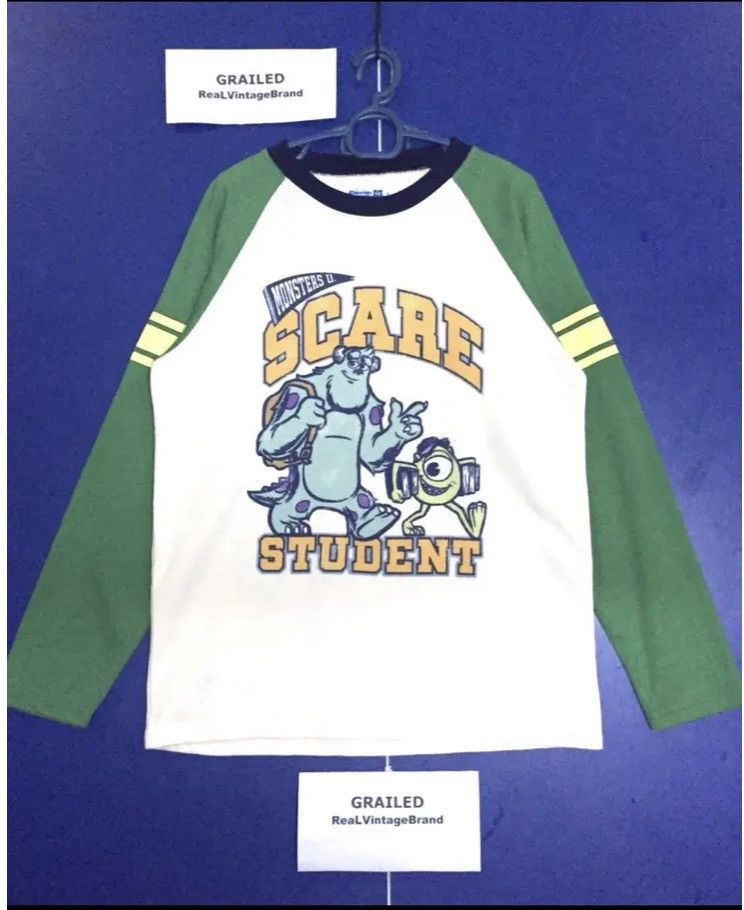 Cartoon Network × Disney × Japanese Brand Vintage Disney Monster University BigLogo Sweatshirt Size US M / EU 48-50 / 2 - 1 Thumbnail