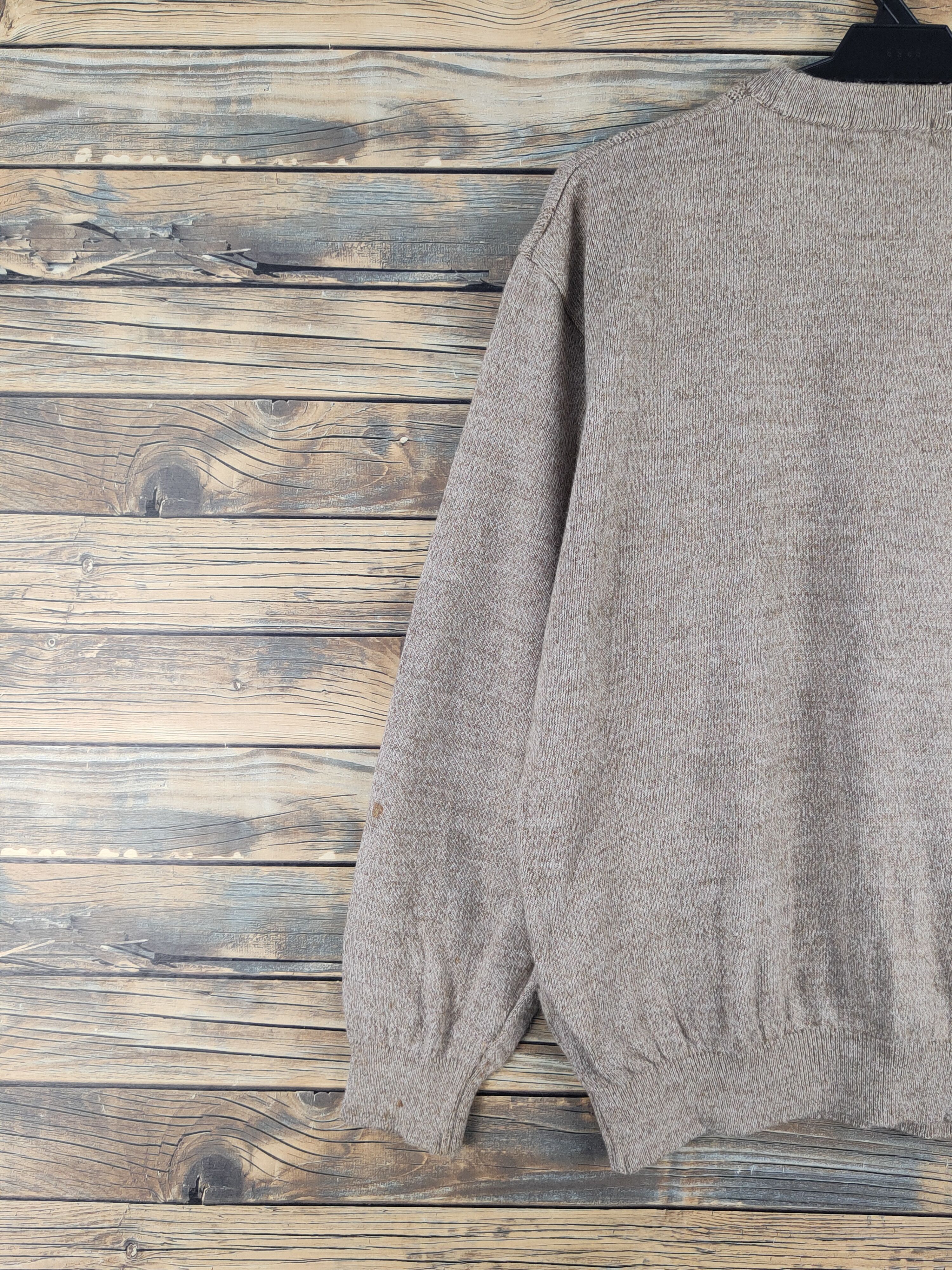 Vintage Benpan Brown Knitwear vintage Sweatshirts #W2156 Size US M / EU 48-50 / 2 - 8 Thumbnail