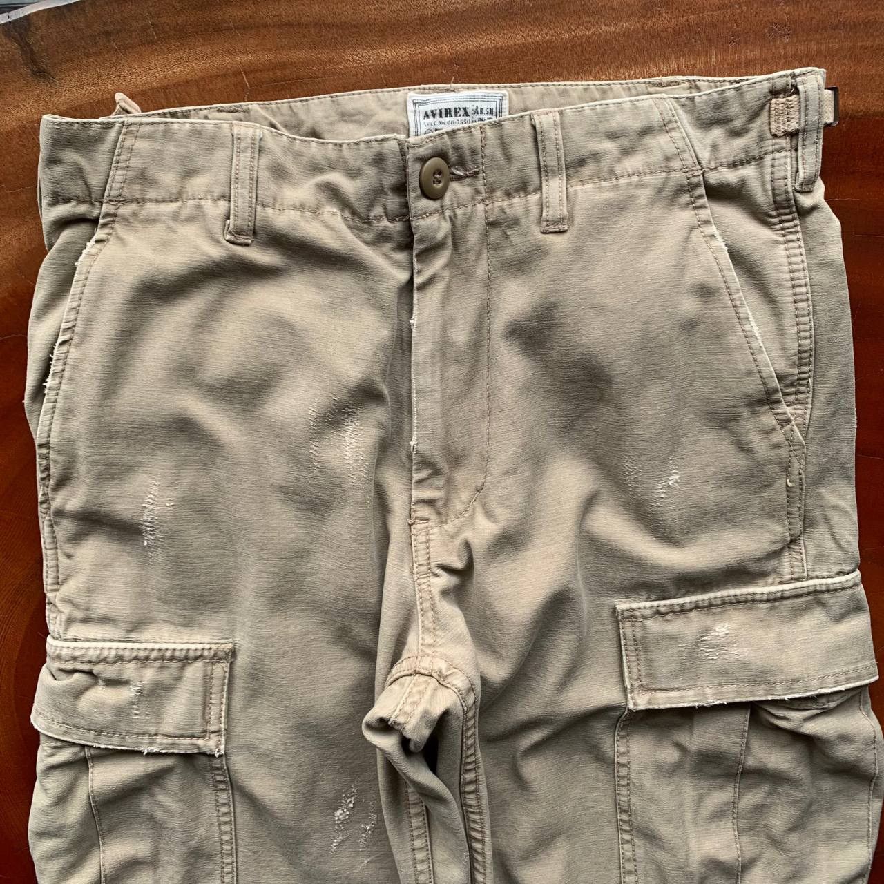 Avirex Distressed Avirex Army Cargo Khakis Pants Size US 31 - 3 Thumbnail