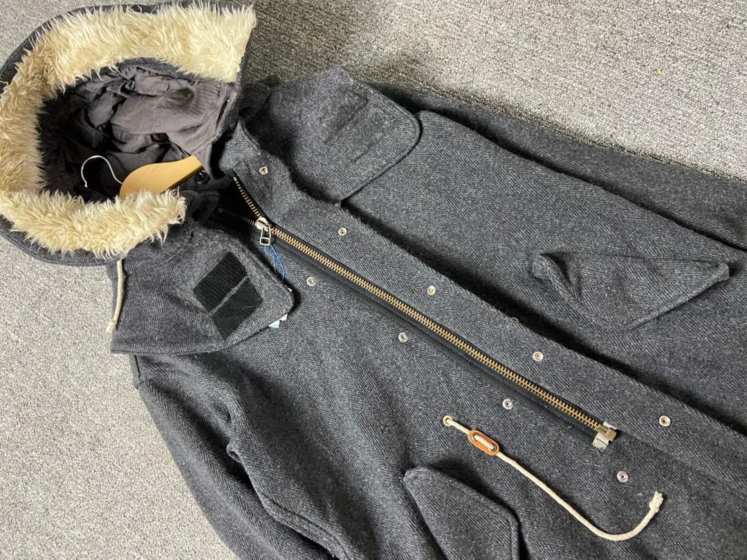 Ben Davis Ben Davis Wool Blend + Faux Fur Parka Coat (198) Size US XS / EU 42 / 0 - 9 Thumbnail