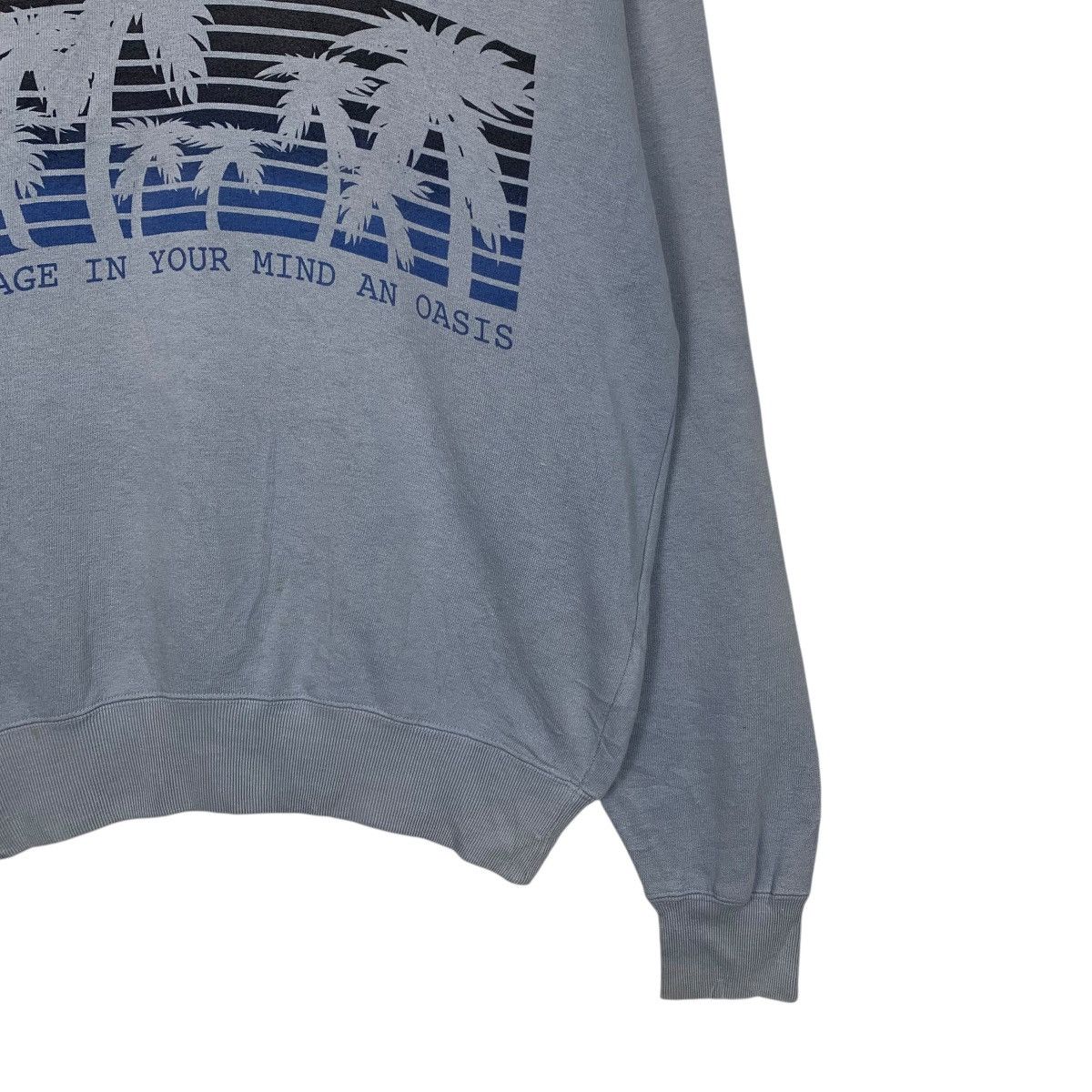 Japanese Brand PLEVO Sportswear Oasis Paradise Graphic Sweatshirt #1583-C71 Size US M / EU 48-50 / 2 - 4 Thumbnail