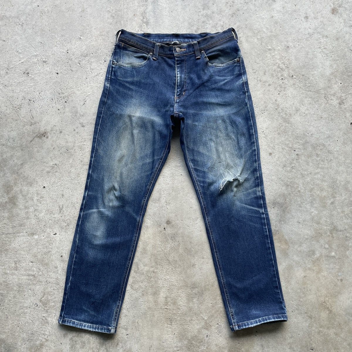 Vintage Vintage Wrangler Faded Distressed Denim Jeans Pants W30 Size US 30 / EU 46 - 1 Thumbnail