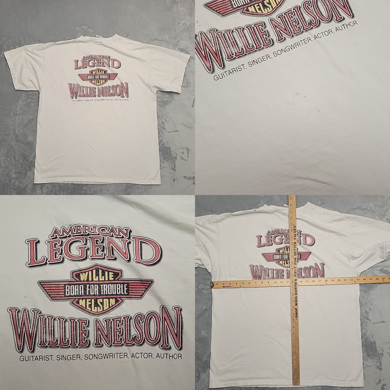 Vintage VINTAGE Willie Nelson Shirt Mens XL American Legend Country Made In The USA Tee Size US XL / EU 56 / 4 - 9 Thumbnail