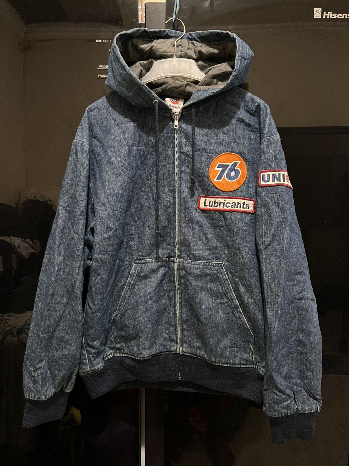 Vintage Vintage 76 Lubricant Denim Active Jacket Size US M / EU 48-50 / 2 - 3 Thumbnail