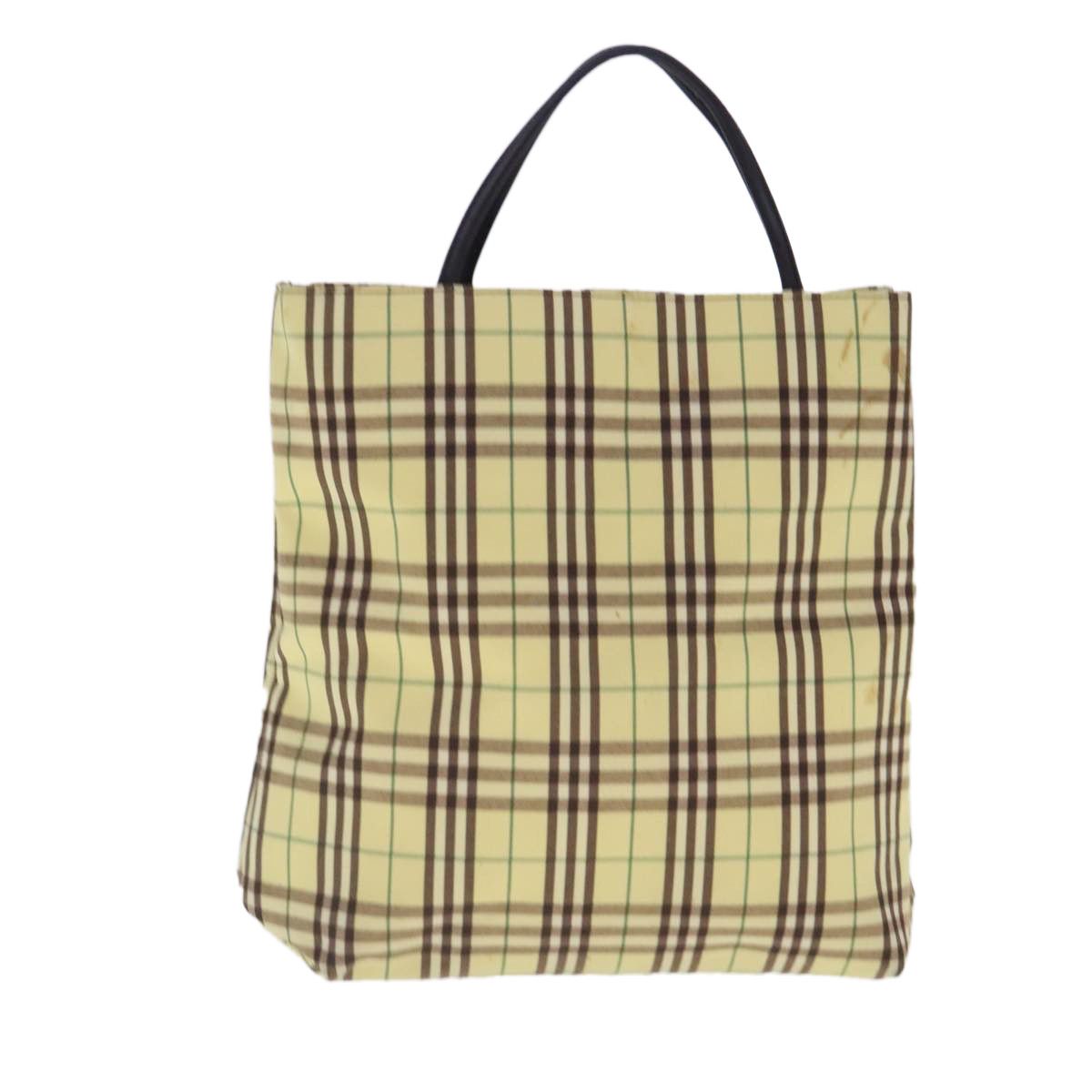 Burberry Nova Check Yellow Canvas Handbag (Pre-Owned) Size ONE SIZE - 1 Thumbnail