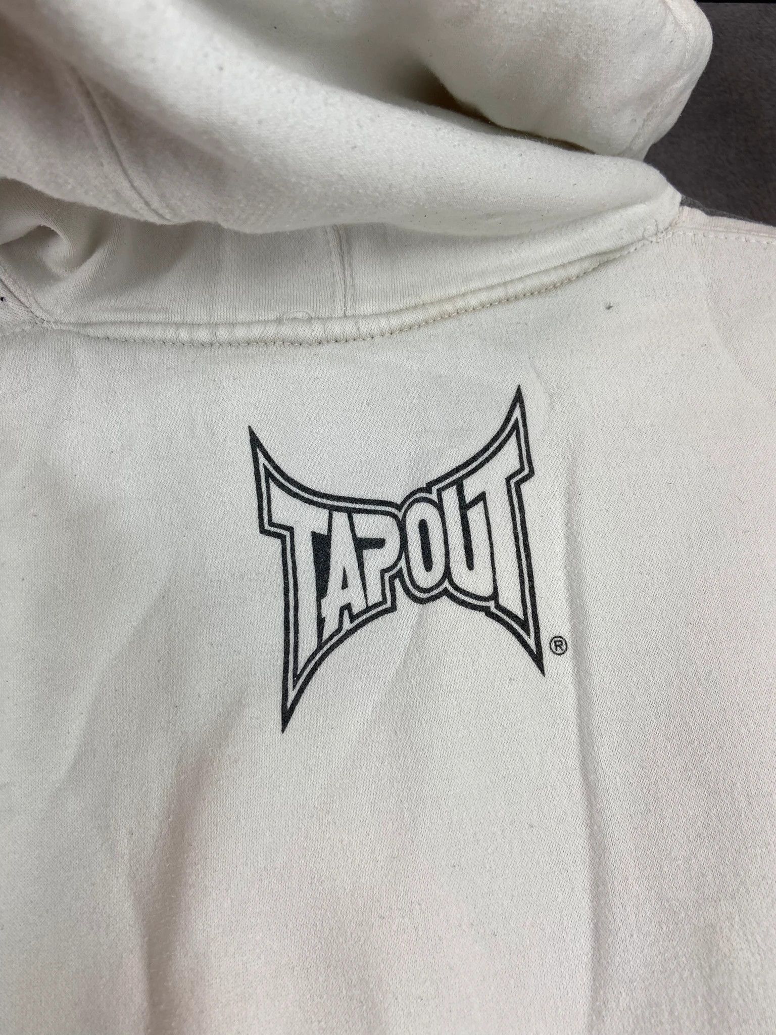 Tapout Tapout White Spellout Hoodie XXL Vintage Y2K Size US XXL / EU 58 / 5 - 2 Thumbnail