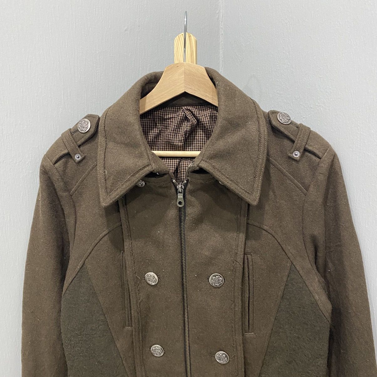 PPFM PPFM Napoleon Wool Military Jacket Archive Y2K Punk Size US M / EU 48-50 / 2 - 4 Thumbnail