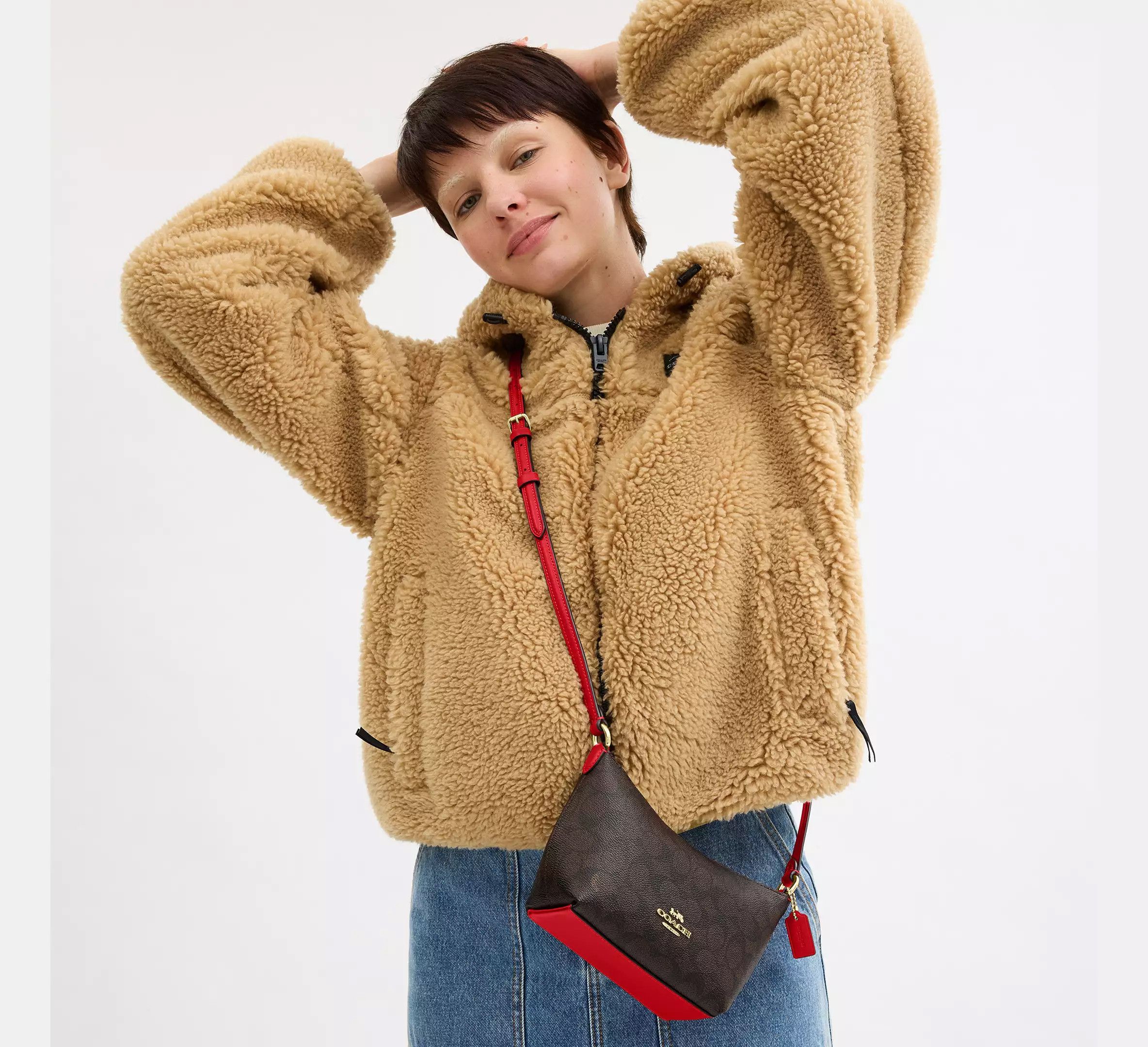 Coach NWT Coach Zip Top Crossbody Bag In Signature Canvas CX604 Size ONE SIZE - 10 Thumbnail