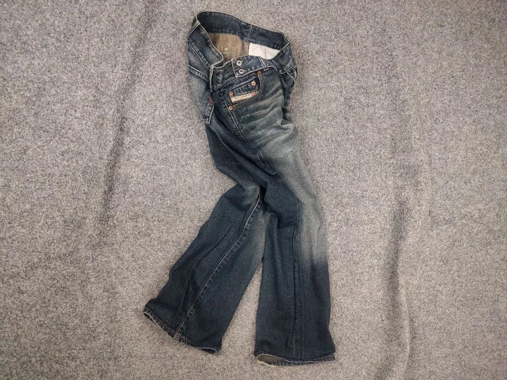 Diesel Vintage Diesel Belted low Rise jeans Flared bootcut Y2K Size 29" - 1 Thumbnail