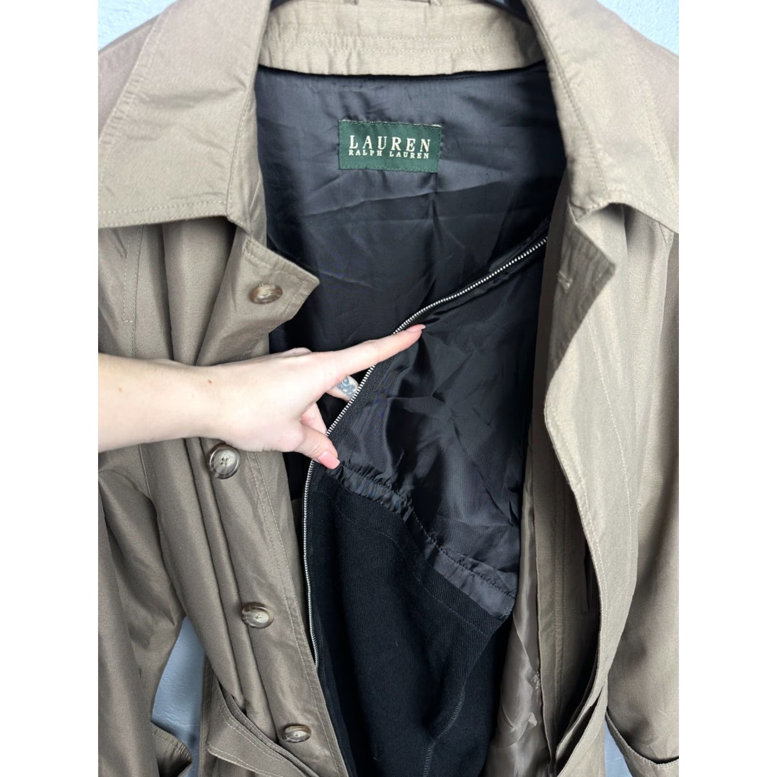 Polo Ralph Lauren Polo Ralph Lauren Mens Trench Coat with removable lining Coat L Beige Vintage: No Shirt? Size US L / EU 52-54 / 3 - 7 Thumbnail