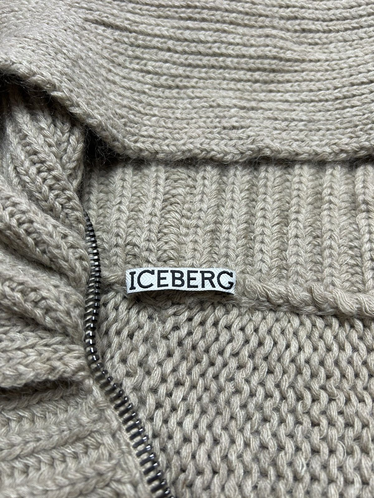 Iceberg × Other Iceberg Knitwear zip Avantgarde Size L / US 10 / IT 46 - 6 Thumbnail