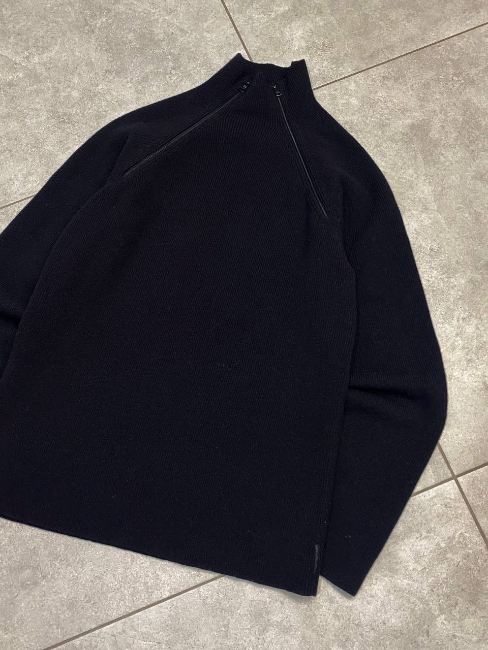Armani Exchange Armani Exchange Wool Acrylic 2-Way Zip Sweater Size US M / EU 48-50 / 2 - 5 Thumbnail