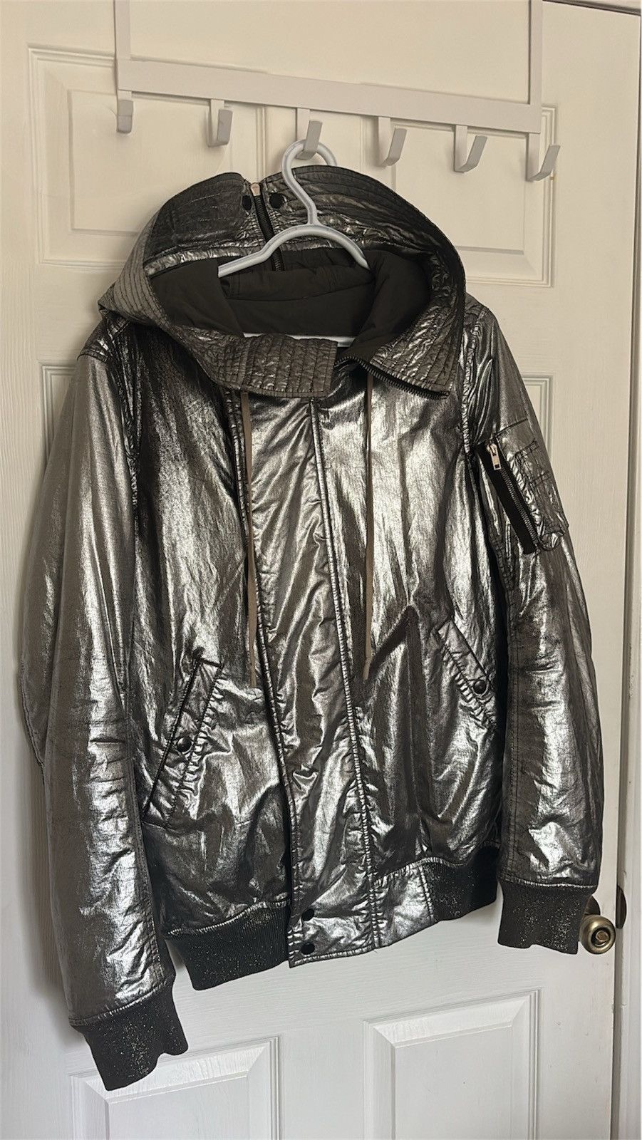 Rick Owens Rick Owens SAMPLE Fw13 Plinth Glitter Exploder Jacket Size US M / EU 48-50 / 2 - 3 Thumbnail