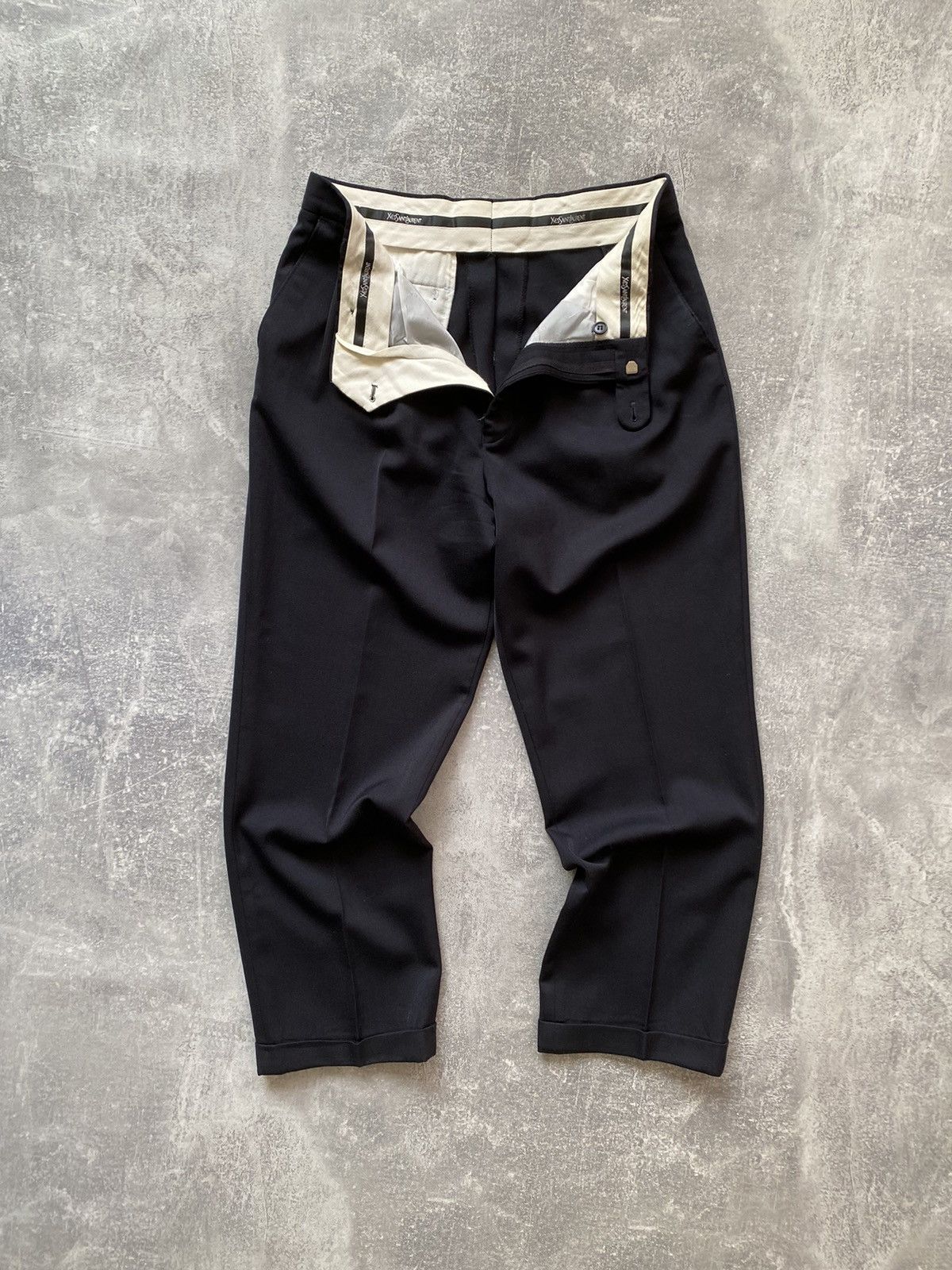 Vintage YSL Yves Saint Laurent Chino Trousers Size W36