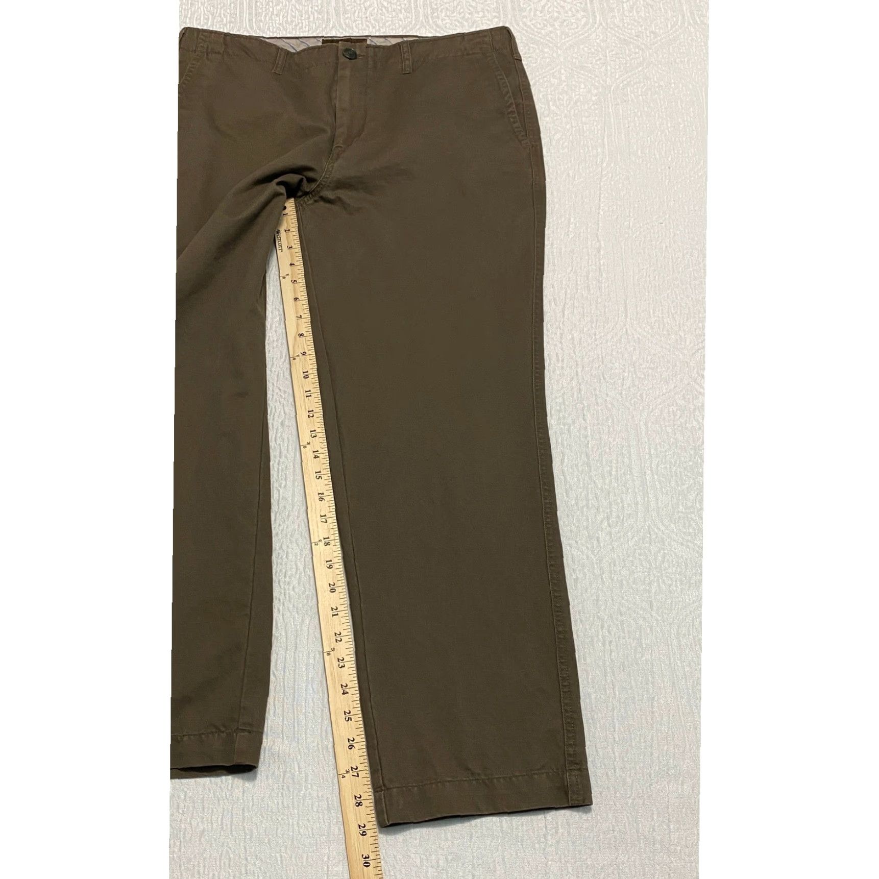 Pronto Uomo Pronto Uomo Chino Pants Straight Mens 36x30 Brown Flat Front Size US 36 / EU 52 - 7 Thumbnail