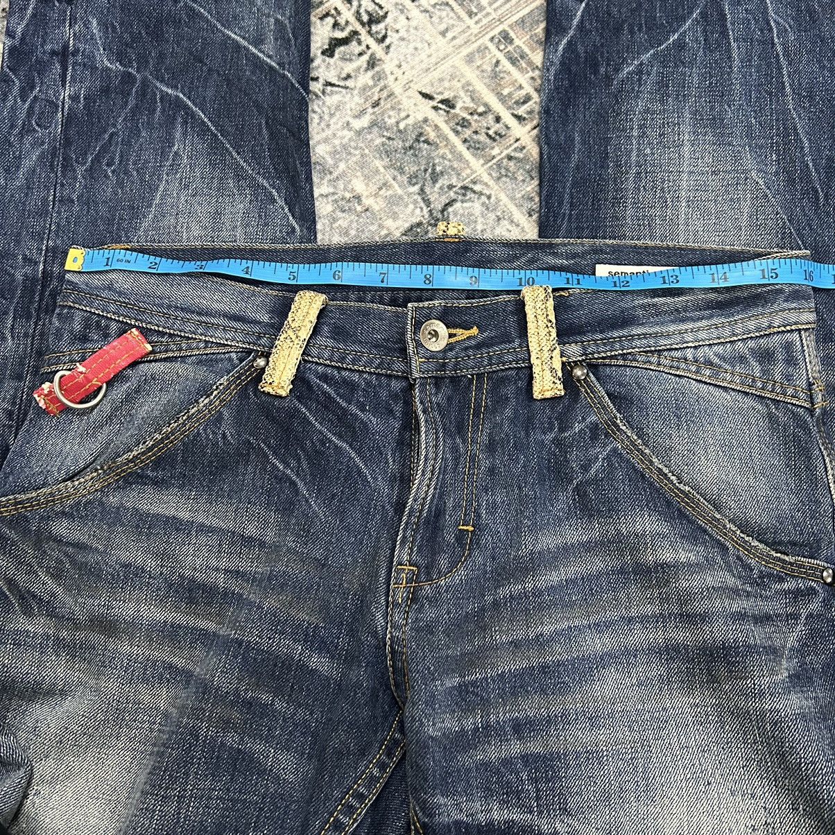 If Six Was Nine Y2K Semantic Design Snake Jeans Size US 32 / EU 48 - 18 Thumbnail