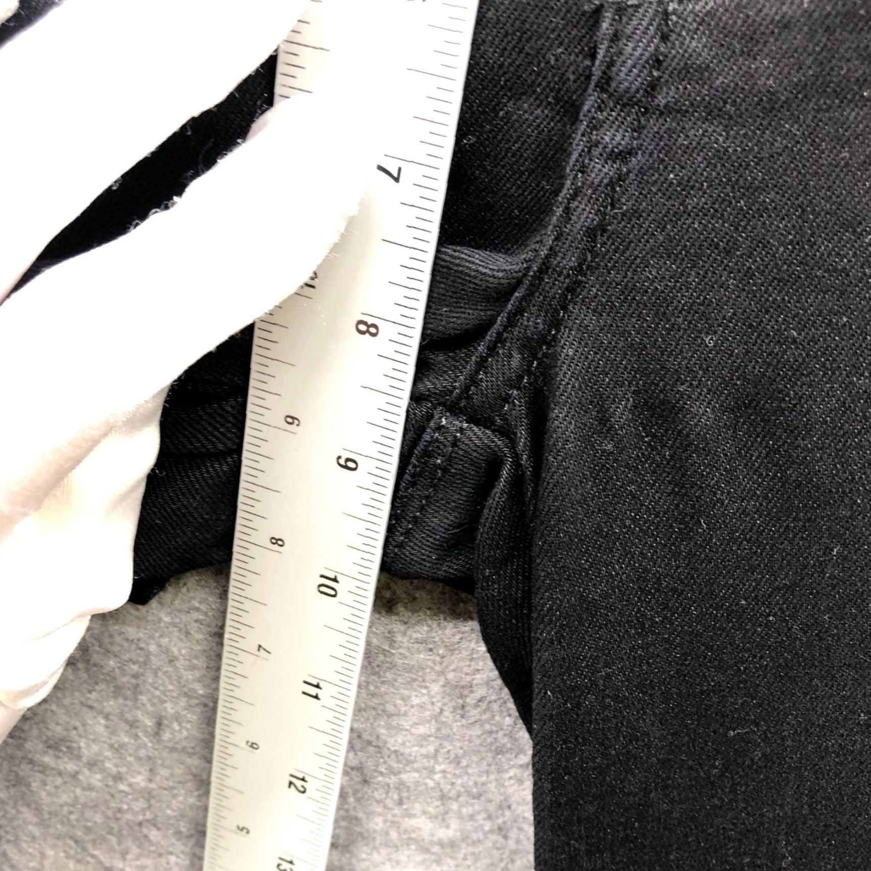 J Brand J Brand Skinny Leg Jeans Womens 27 Black Stretch Lyocell Blend Low Rise Denim 5-Pocket Mens Womens Girls Boys Size 27" / US 4 / IT 40 - 7 Thumbnail