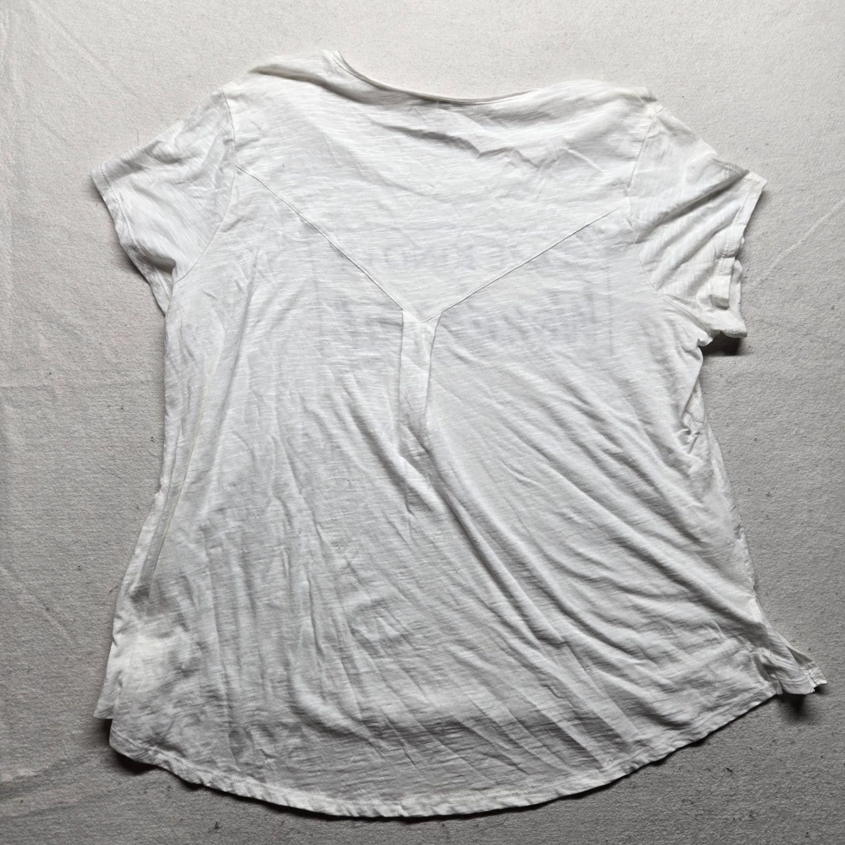 Vintage Cato Shirt Women's 18W Short Sleeve Pajama Top Some Kind Of Wonderful Glitter White Womens Size XXL / US 16-18 / IT 52-54 - 6 Thumbnail