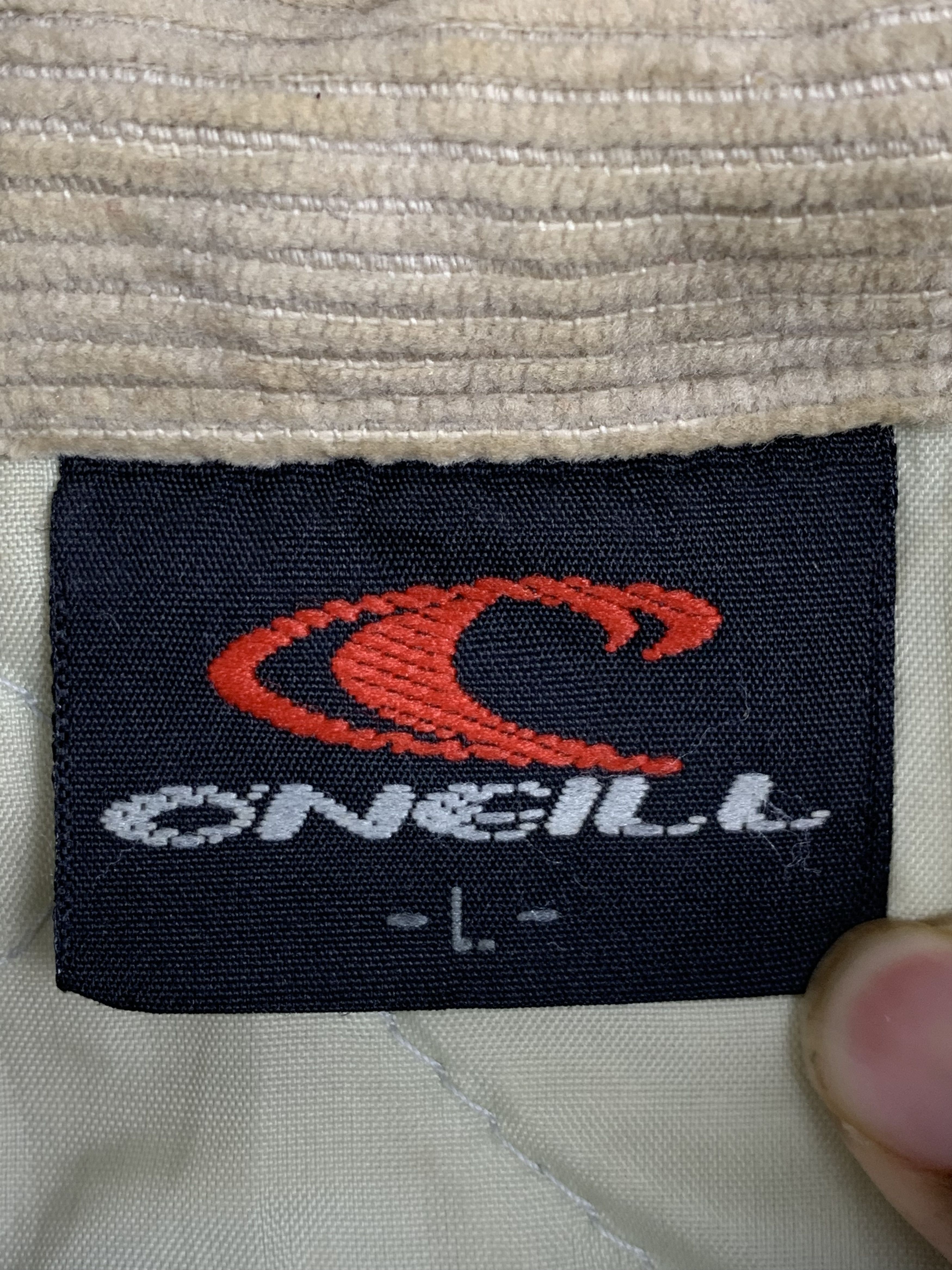 O'Neill Vintage 90s Oneill Big Logo Velvet Jacket J1185 Size US L / EU 52-54 / 3 - 8 Thumbnail