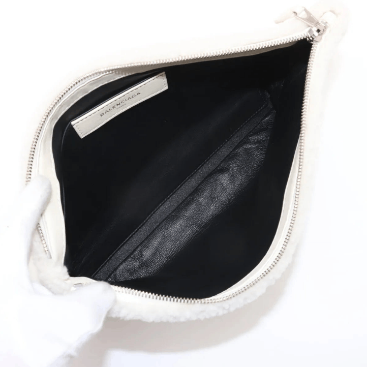 Balenciaga Shearling Clutch Bag Size ONE SIZE - 5 Thumbnail