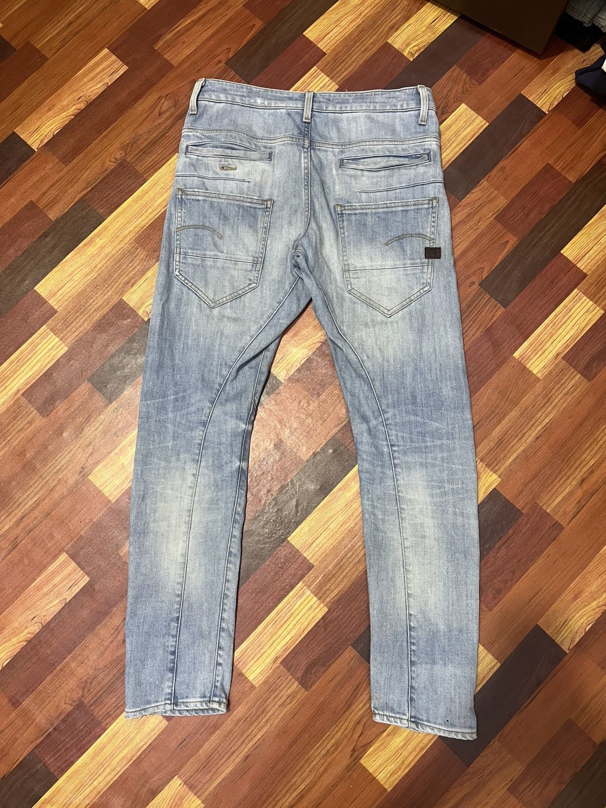 G-Star G Star RAW D Staq 3D Skinny Biker Jeans Size US 31 - 9 Thumbnail
