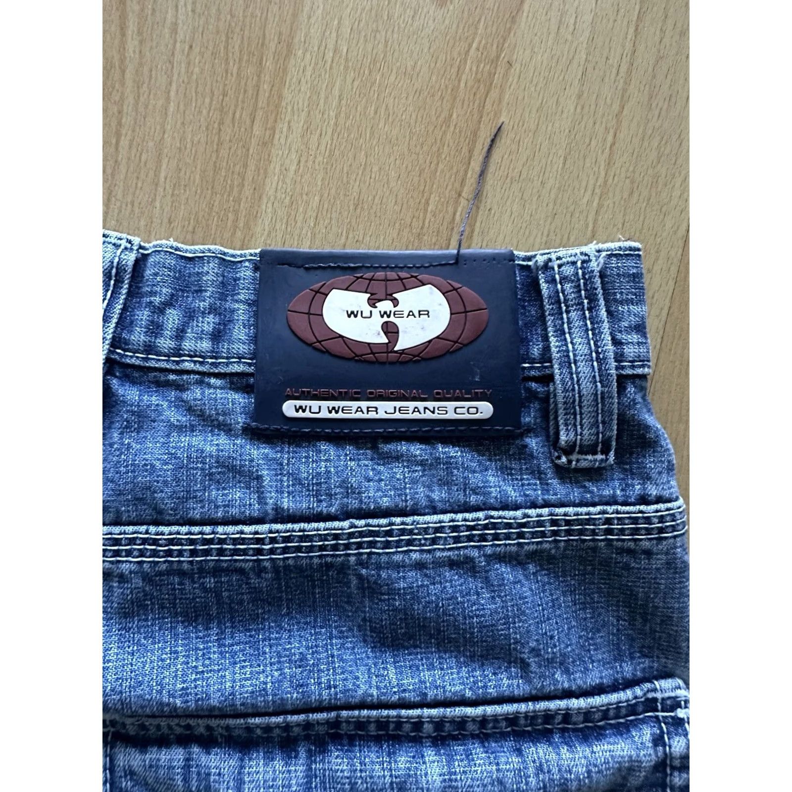 Vintage VINTAGE Wu Wear Jeans Wu Tang Hip Hop Baggy Cargo Denim 90s 30x32 Men Blue Baggy 5-Pocket Size US 30 / EU 46 - 2 Thumbnail