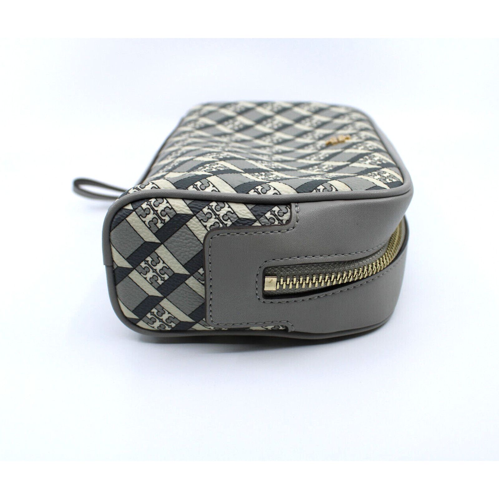 Tory Burch TORY BURCH Geometric Logo Essential Wristlet Makeup Bag $115 Size ONE SIZE - 4 Thumbnail