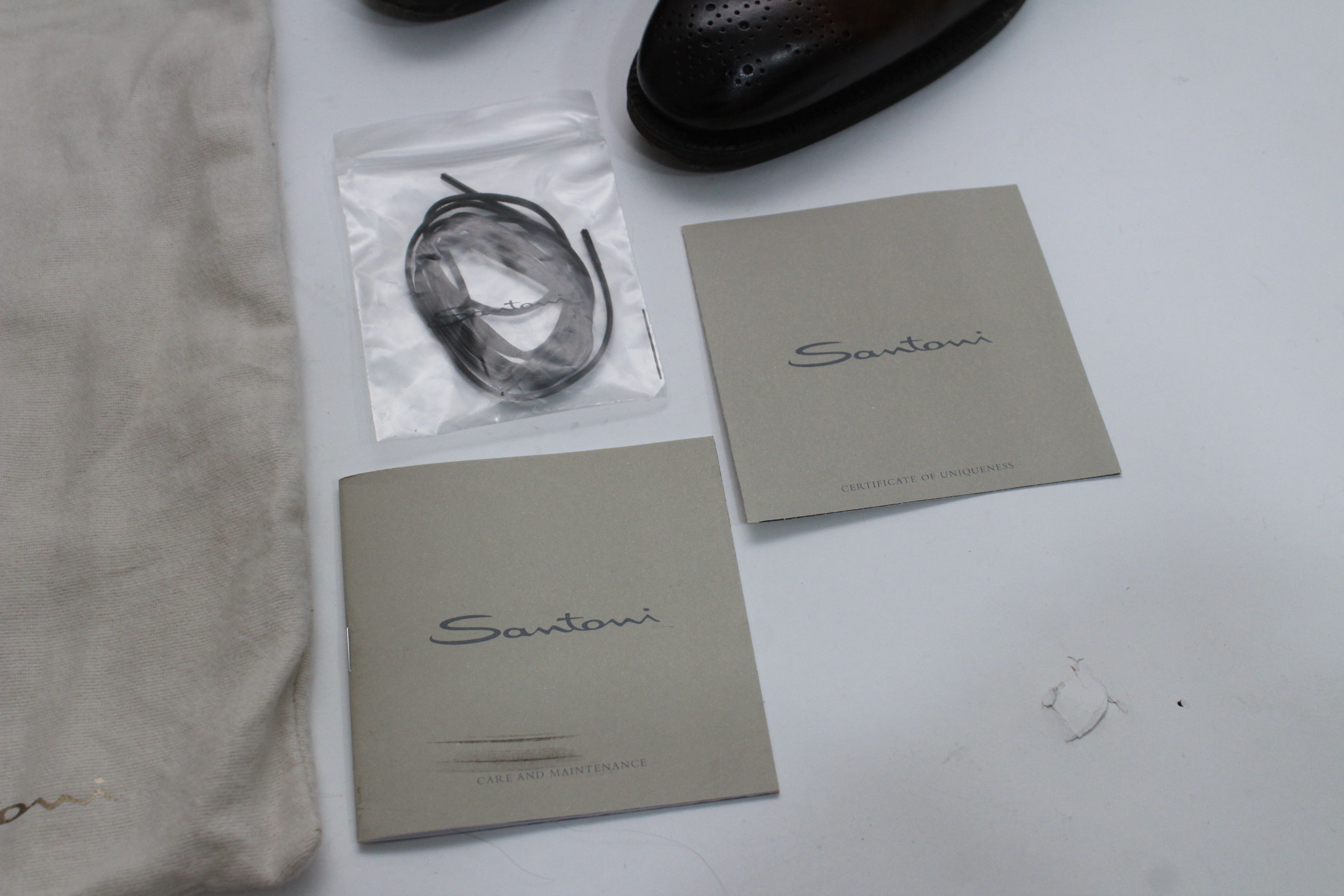 Santoni Santoni Derby Leather Shoes Size 6 UK Authentic Size US 7.5 / EU 40-41 - 5 Thumbnail