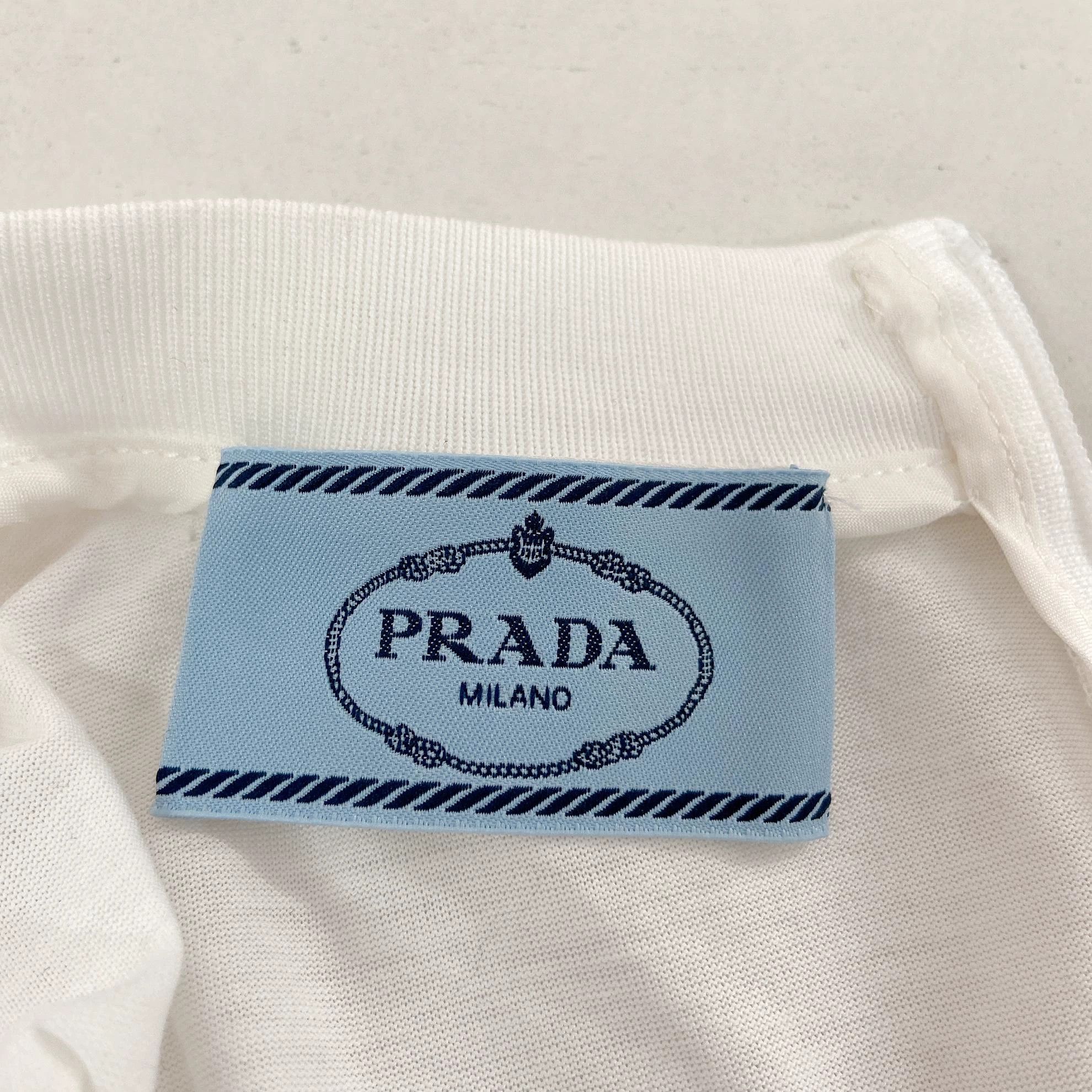 Prada Prada white sequined T-shirt XS Size XS / US 0-2 / IT 36-38 - 6 Thumbnail