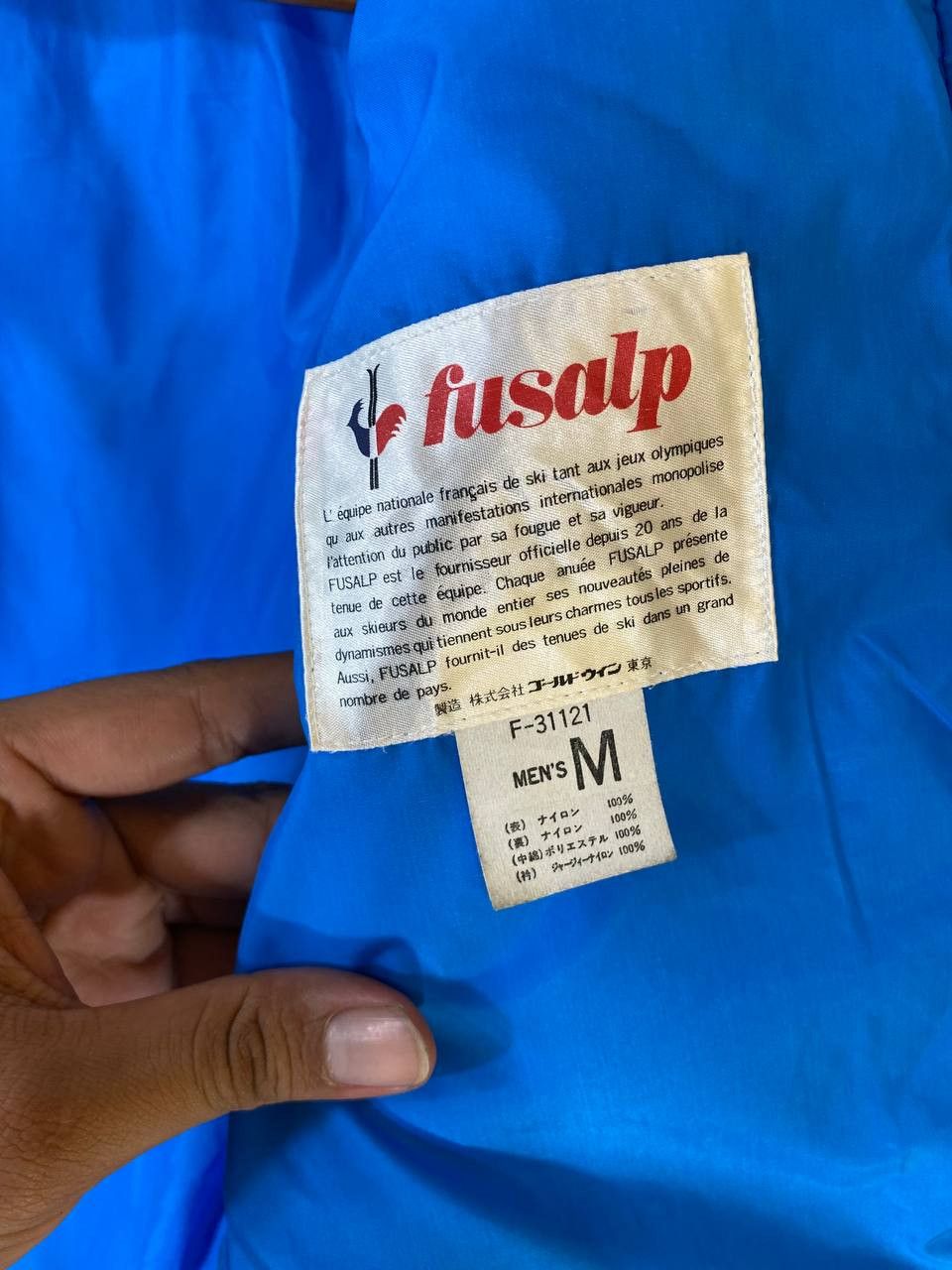 Fusalp vintage fusalp puffer jacket nice design Size US M / EU 48-50 / 2 - 10 Thumbnail