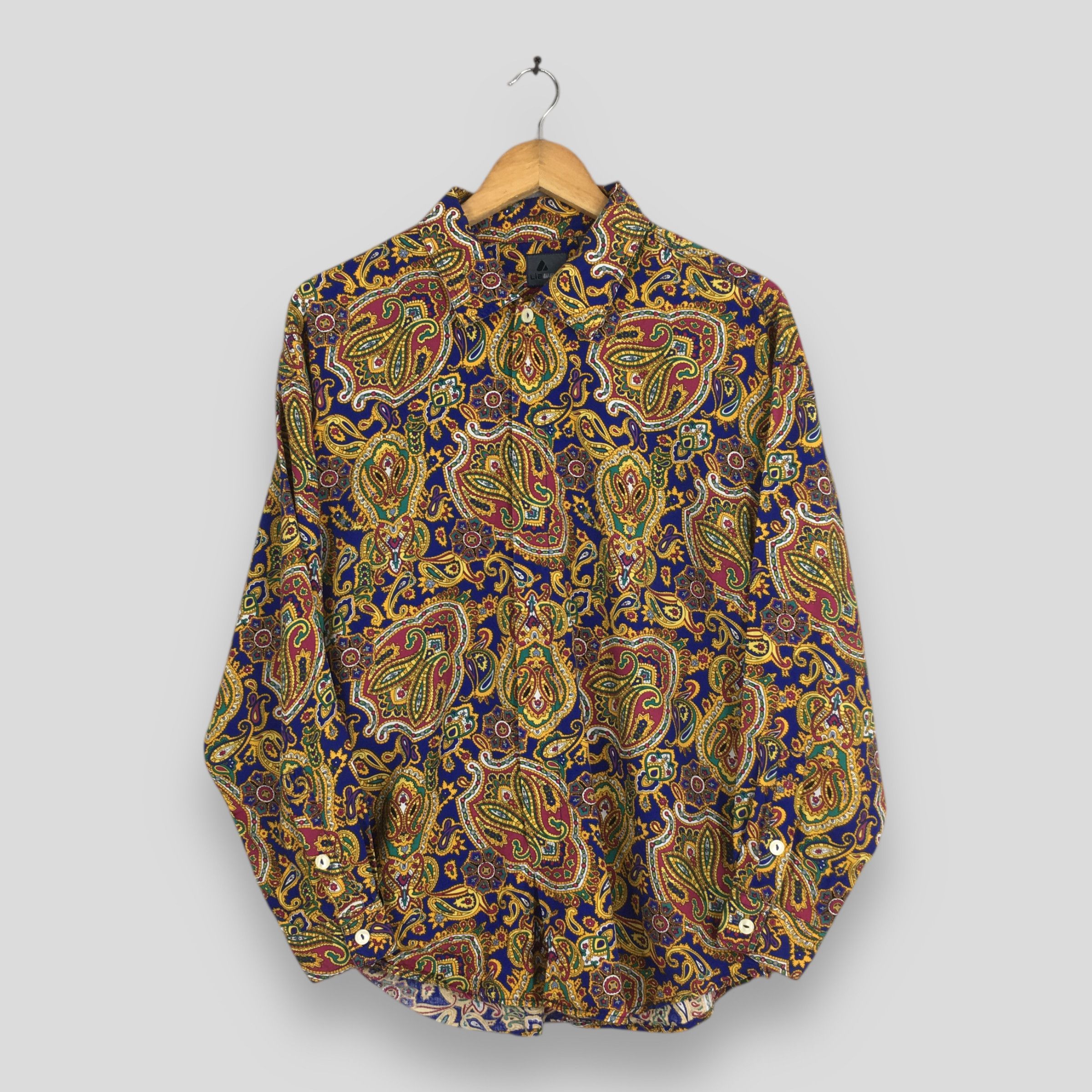 Vintage Vintage Lizwear Paisley Floral Pattern Shirt Large Size US L / EU 52-54 / 3 - 1 Thumbnail