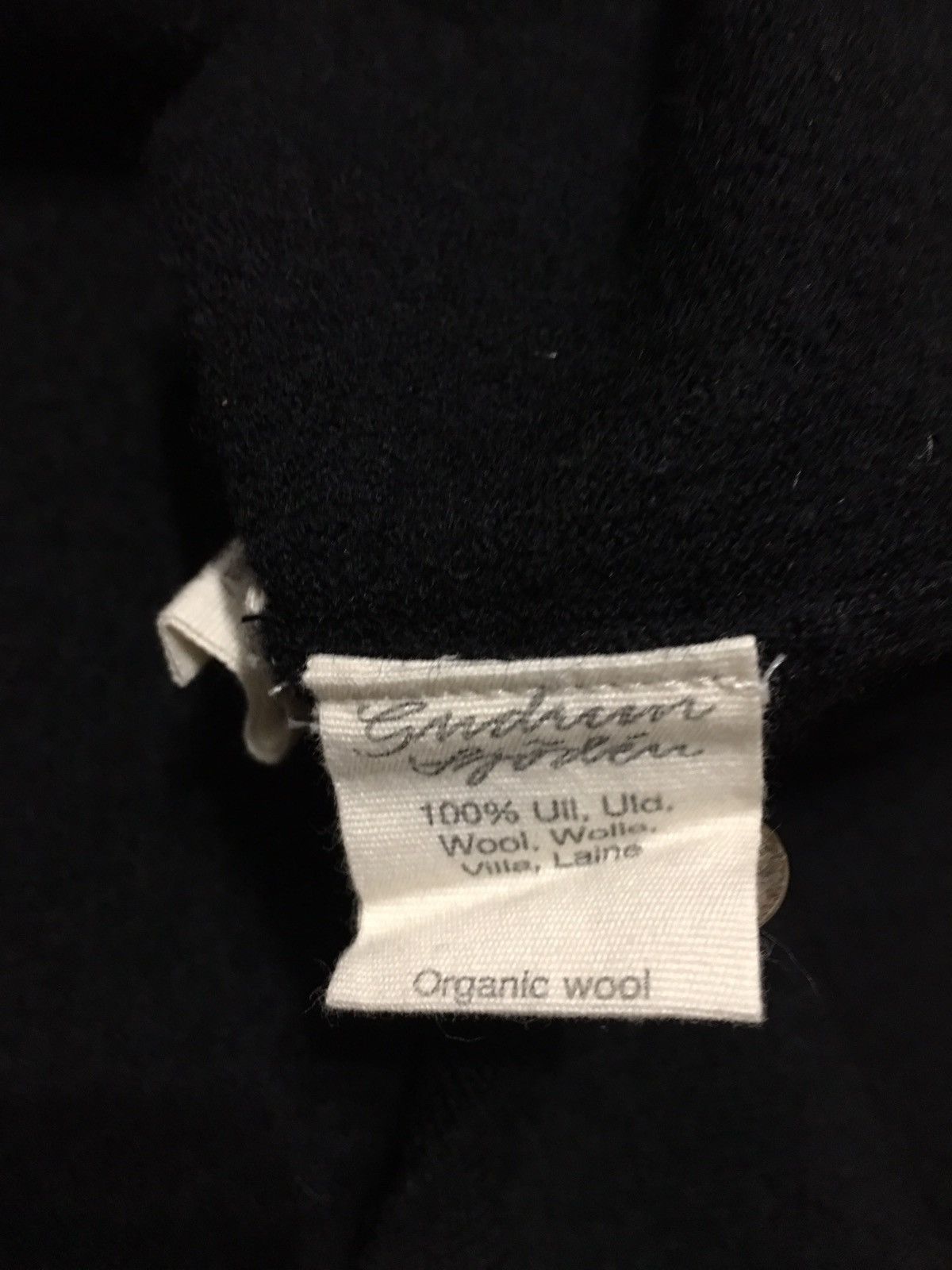Gudrun Sjoden Gurdun Sjoden Black Organic Wool Cardigan Sweater XL Size XL / US 12-14 / IT 48-50 - 11 Thumbnail