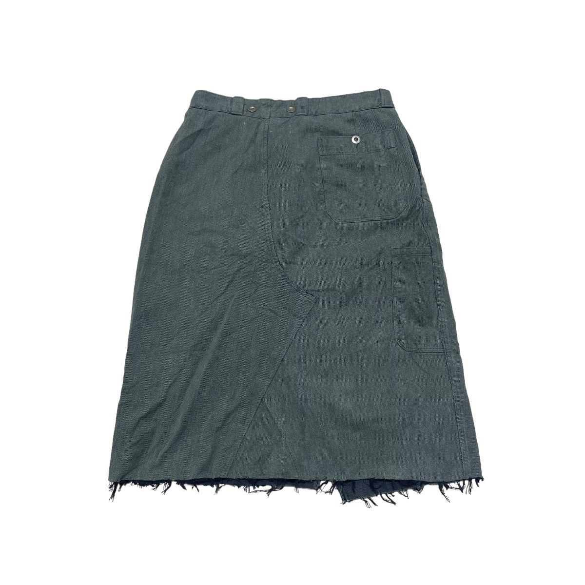 CIVARIZE Rare ROE Made In Japan Unisex Denim Skirt Size 32" / US 10 / IT 46 - 3 Thumbnail