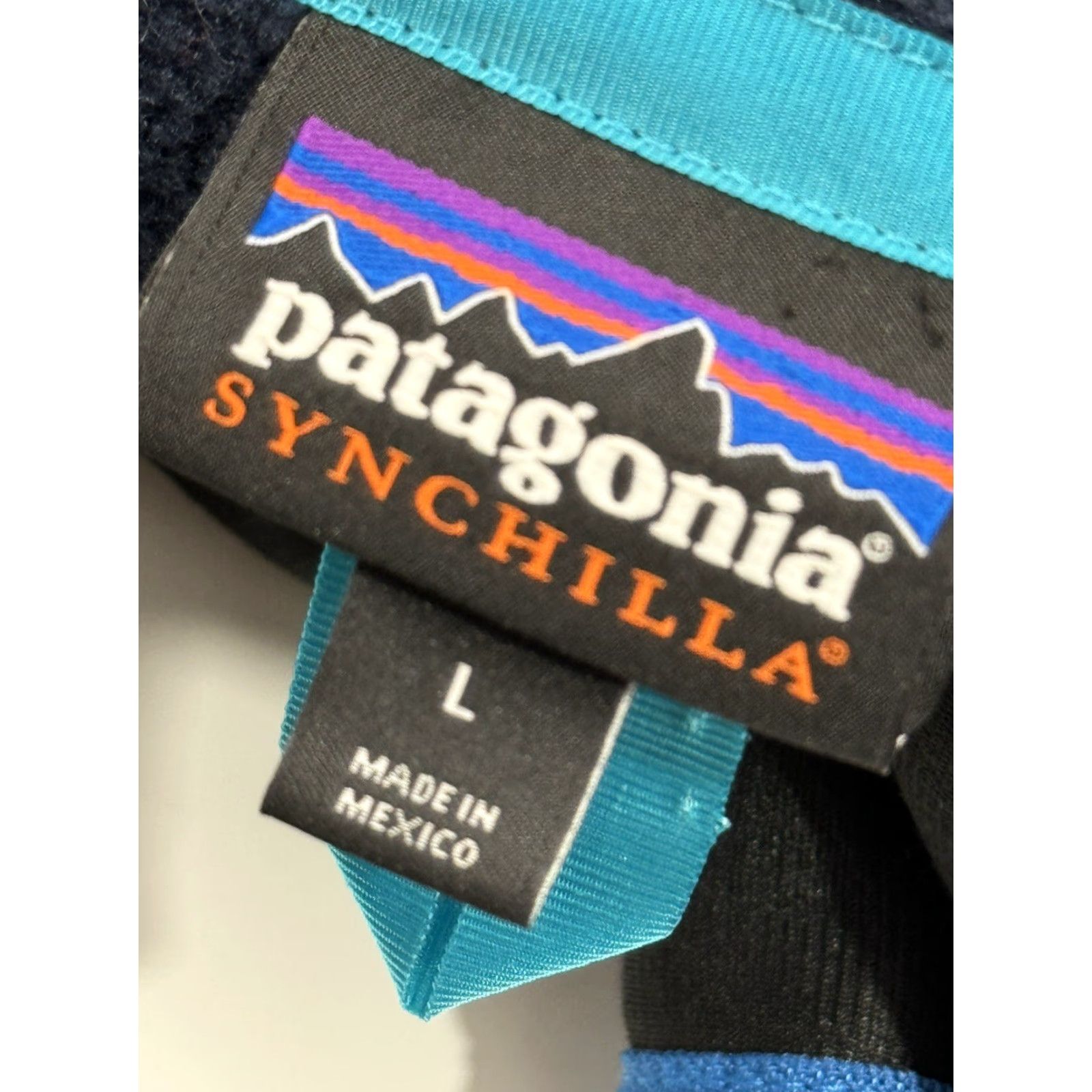 Patagonia PATAGONIA / SYNCHILLA - Mens L Full Zip Sweater Fleece Vest Shirt Mens L Blue Red Vest Full Zip Fleece 90s Style Image J15 Size US L / EU 52-54 / 3 - 7 Thumbnail