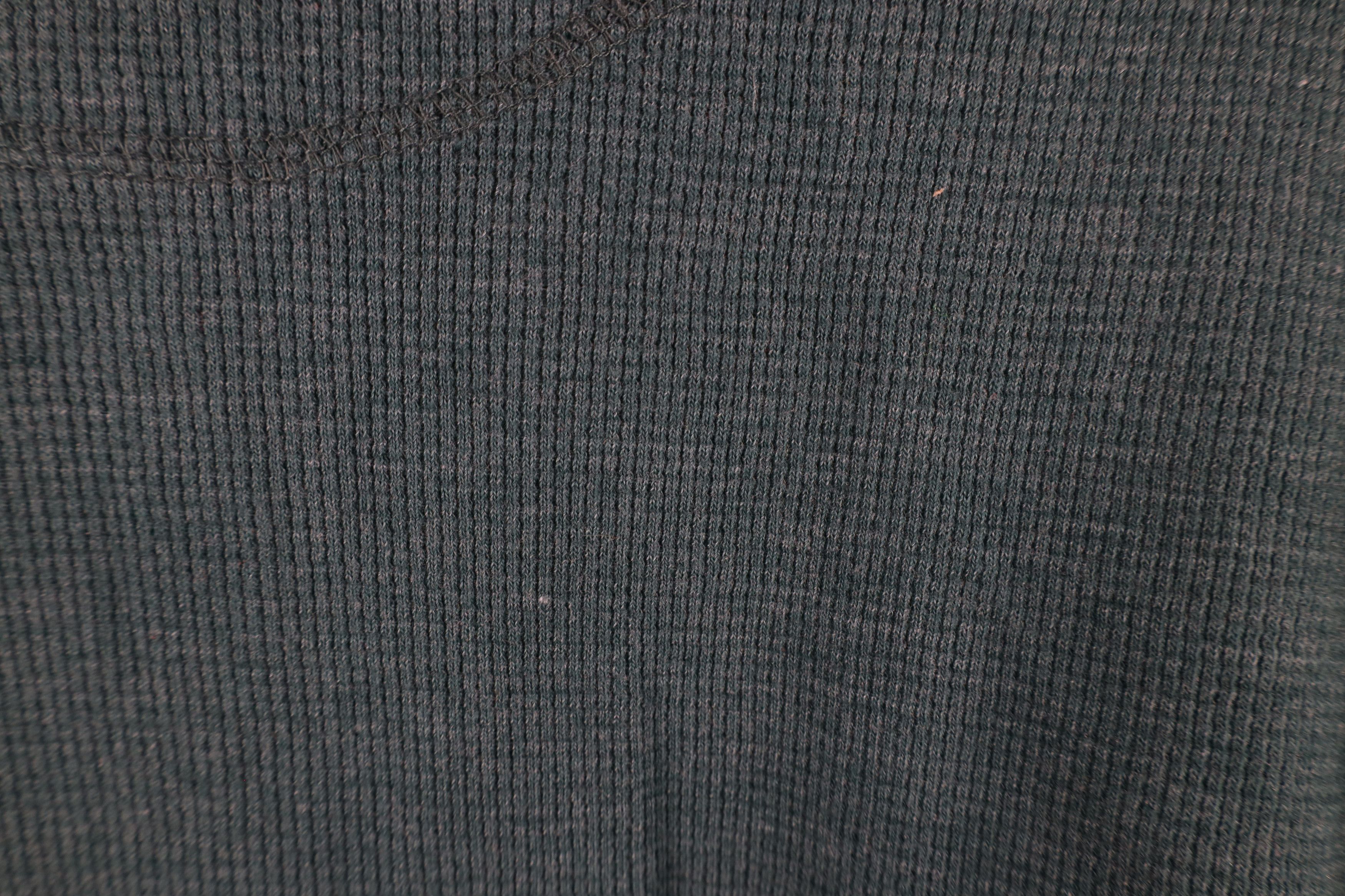 Eddie Bauer × Vintage Vintage Eddie Bauer Waffle Knit Long Sleeve Henley T-Shirt Size US XXL / EU 58 / 5 - 12 Thumbnail
