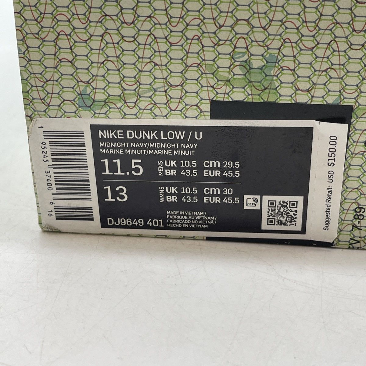 Nike Union la x dunk low passport pack pistachio Size US 11.5 / EU 44-45 - 9 Thumbnail