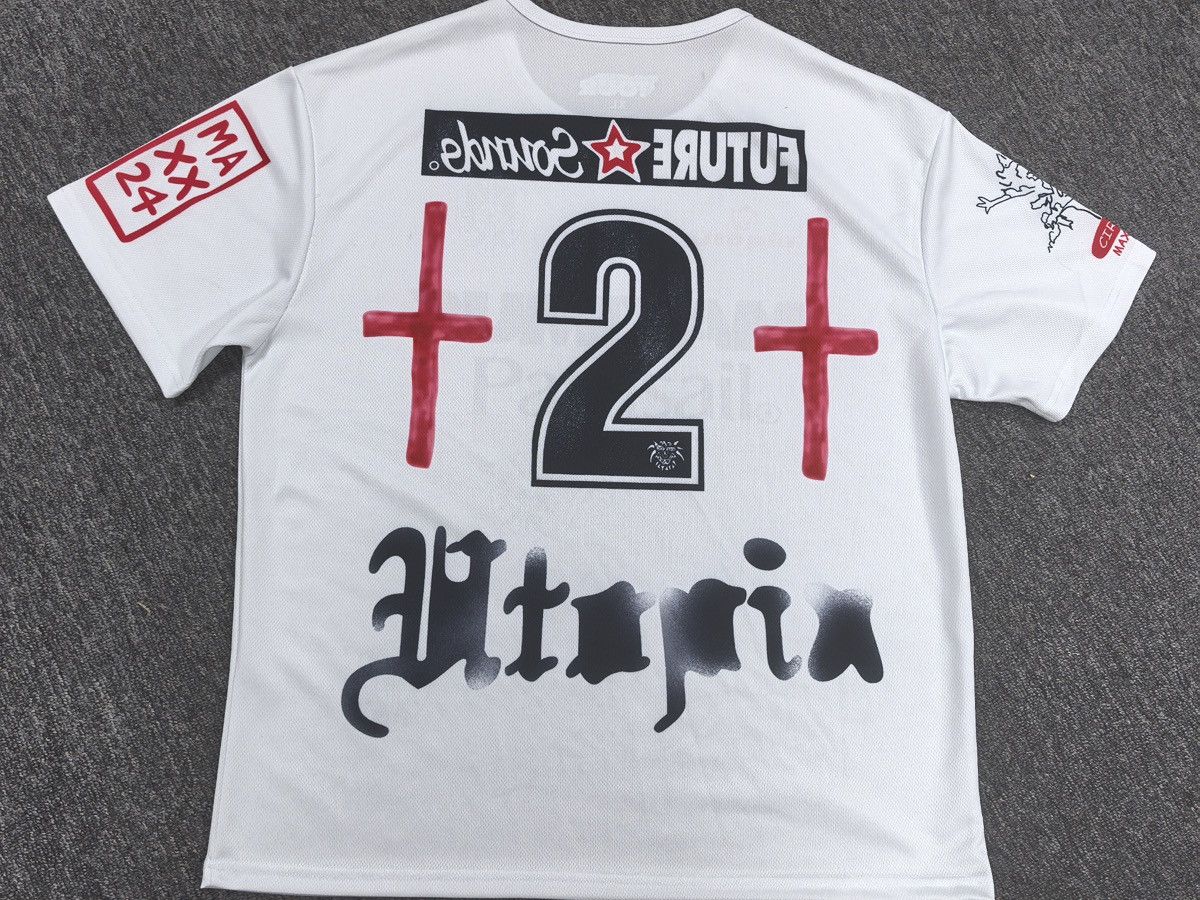 Nike × Travis Scott Nike x Travis Scott Circus Maximum Football Jersey Size US M / EU 48-50 / 2 - 2 Thumbnail