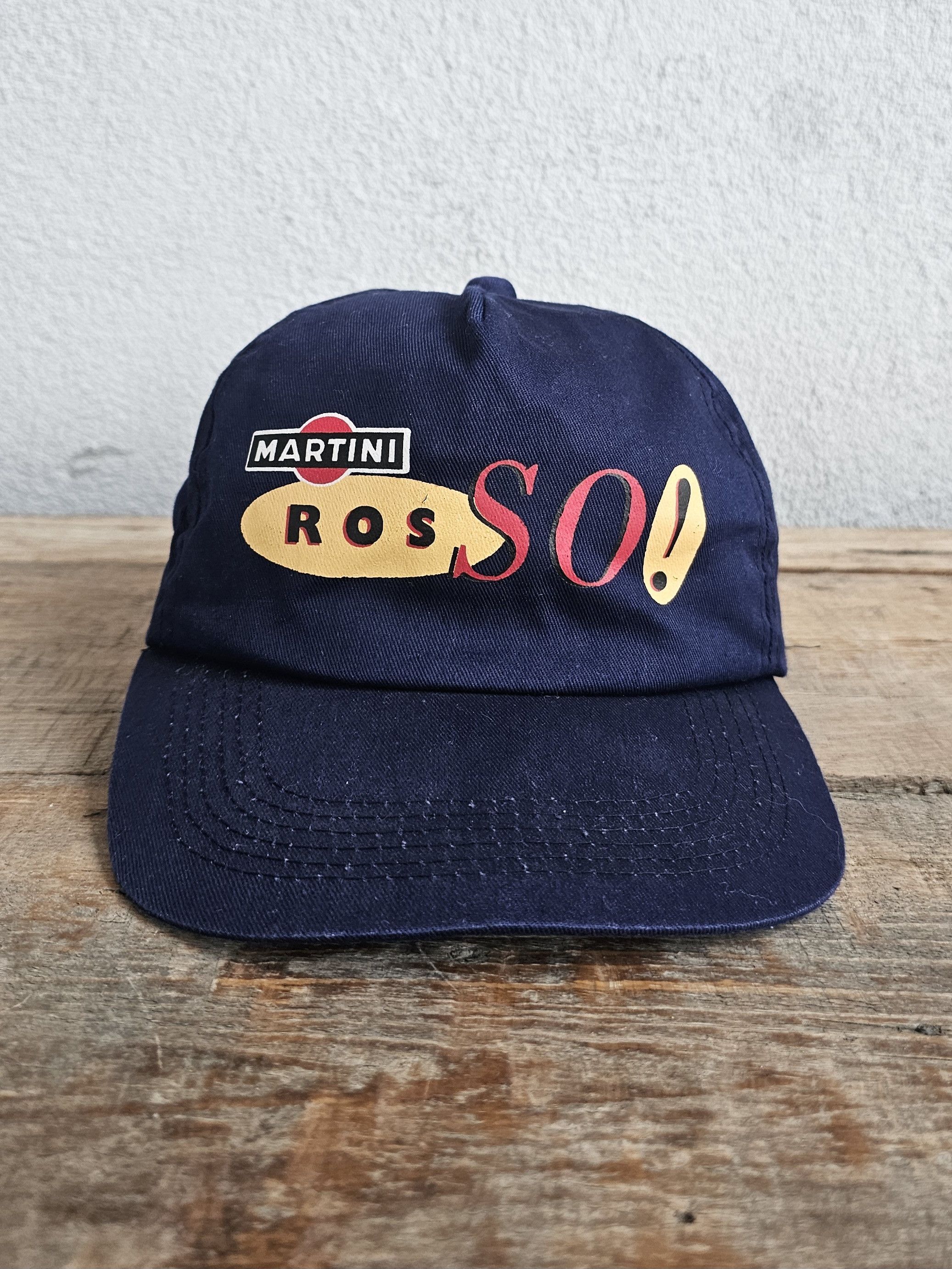 Vintage Martini Rosso Vintage Hat Size ONE SIZE - 1 Thumbnail