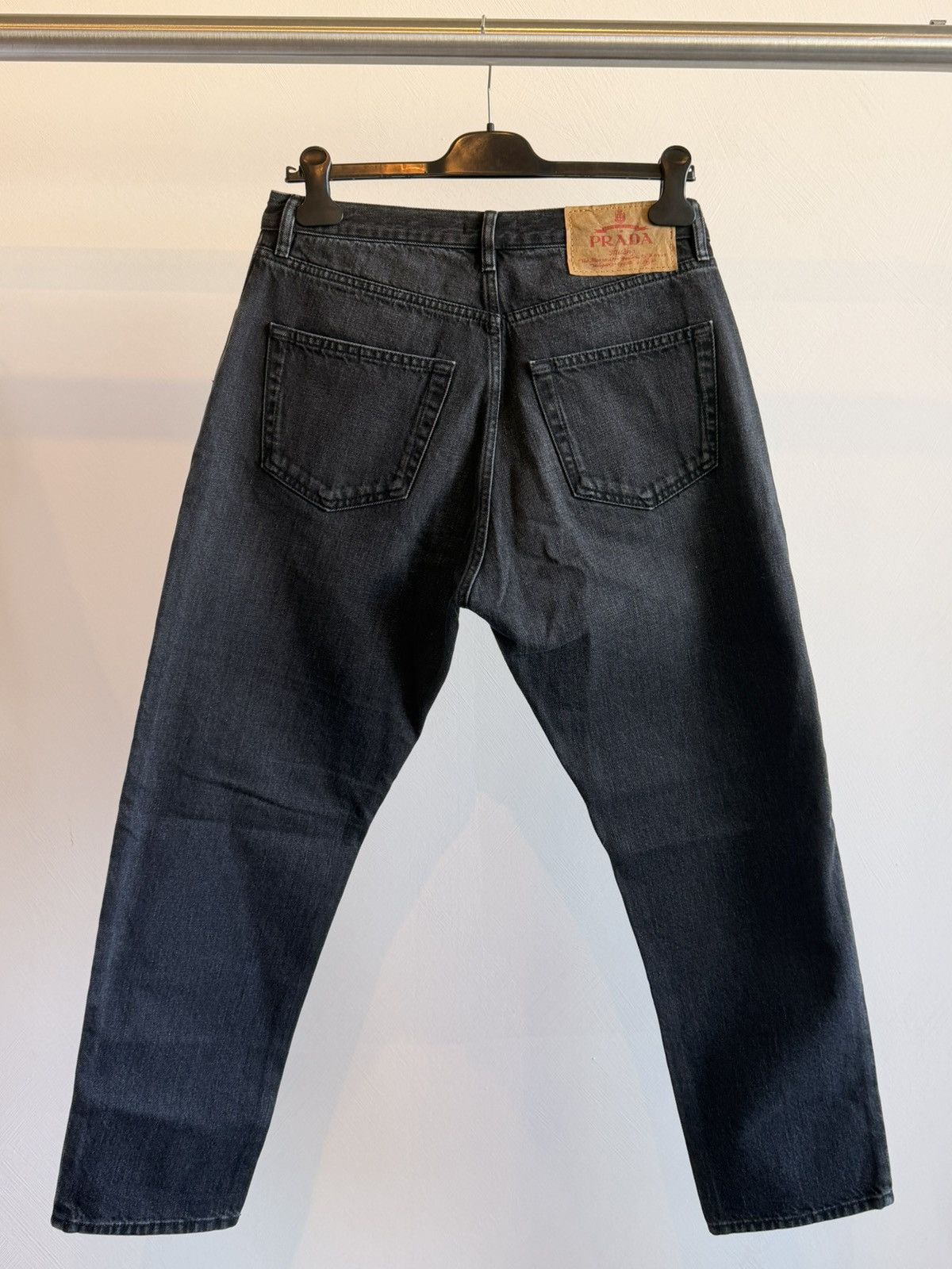 Prada Prada Five-pocket Denim Jeans Enamel Triangle Logo Size 31 Size US 31 - 5 Thumbnail