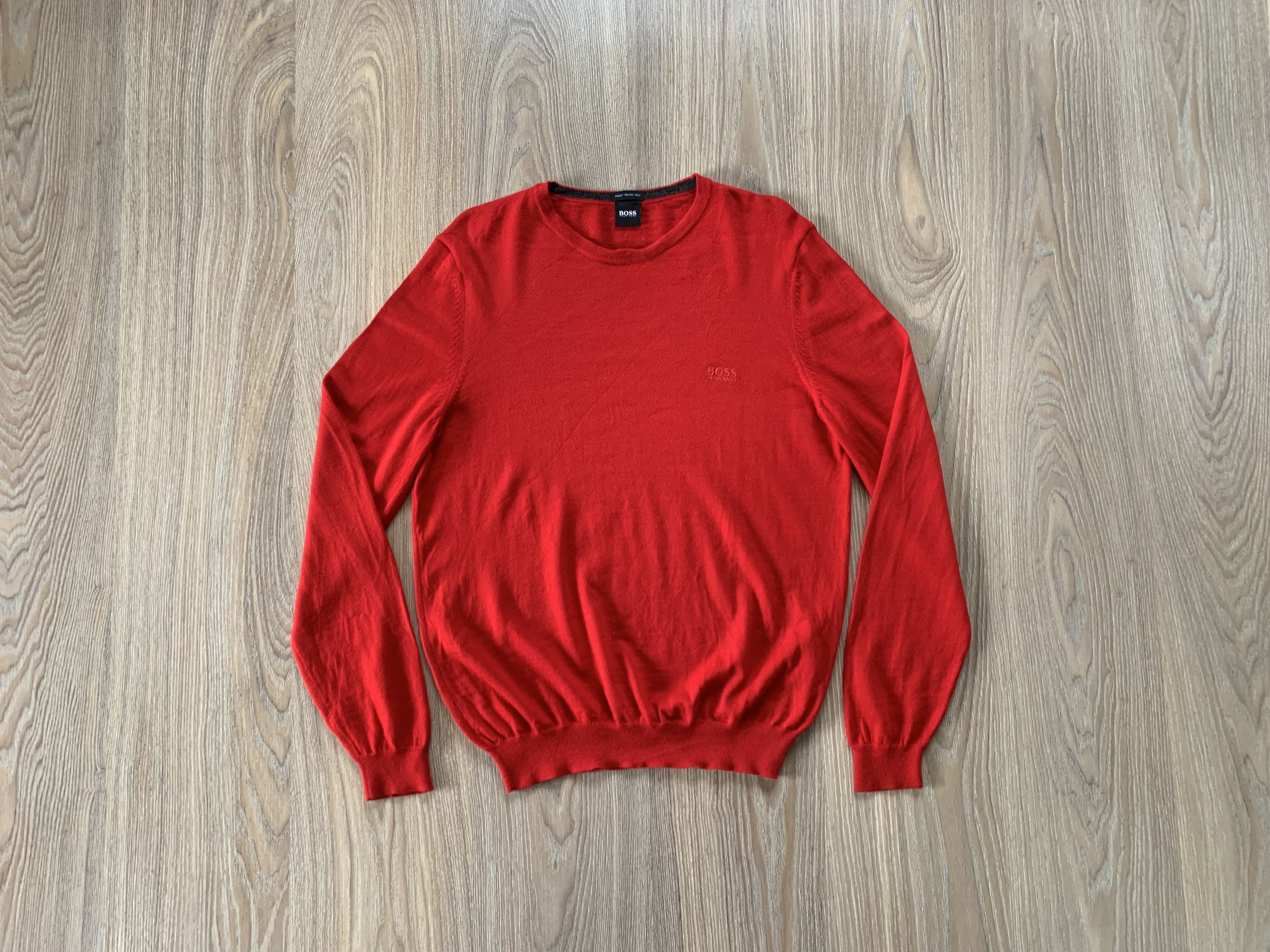 Hugo Boss Hugo Boss Finest Italian Yarn Wool Sweater Size US M / EU 48-50 / 2 - 1 Thumbnail