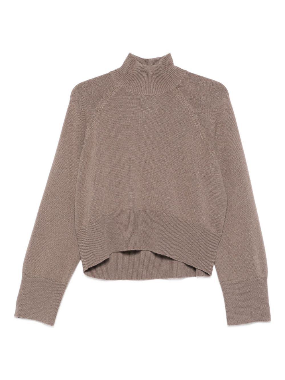 Brunello Cucinelli WOOL TURTLE-NECK SWEATER Size L / US 10 / IT 46 - 1 Thumbnail